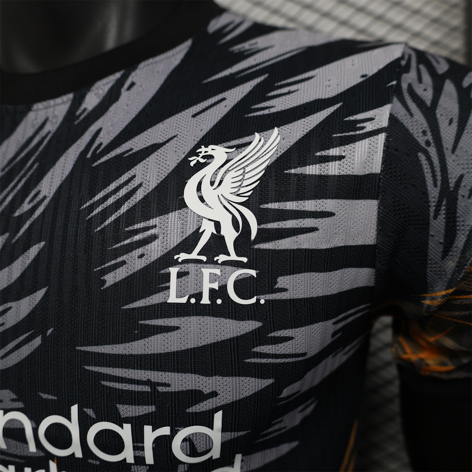 Liver.pool 25-26 Orange Liver.pool Bird Black Special Jersey - Player Version - ManixJersey