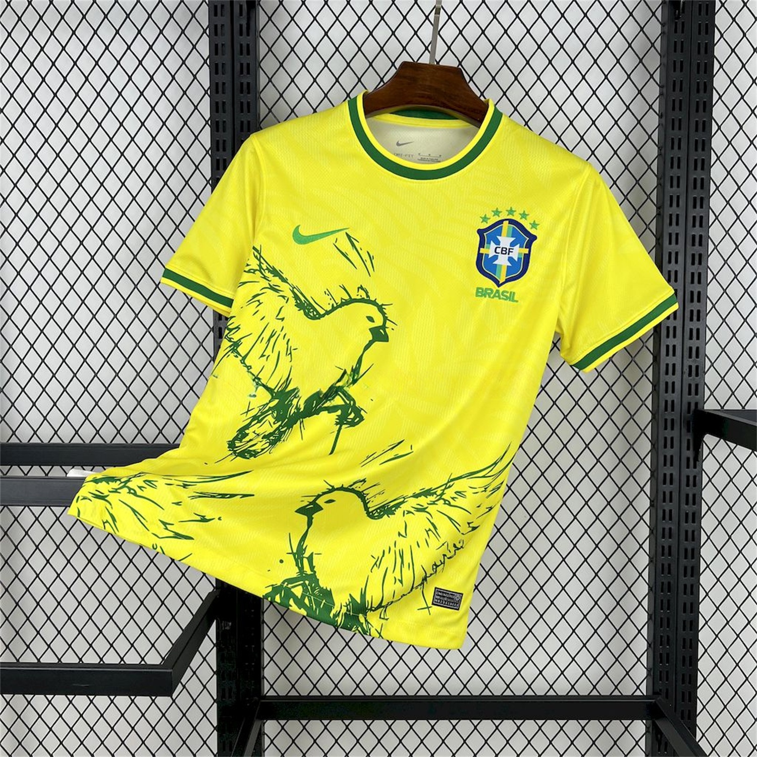 Brazil 25-26 Green Dove Yellow Jersey - Fans Version - ManixJersey