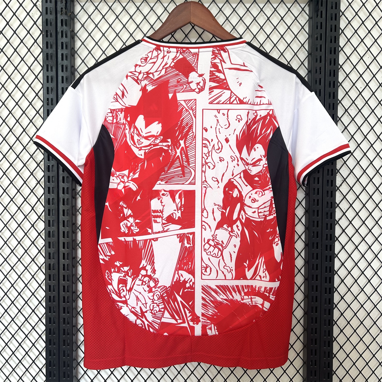 Japan 25-26 Red Vegeta Comic Slice Special Edition Jersey - Fans Version - ManixJersey