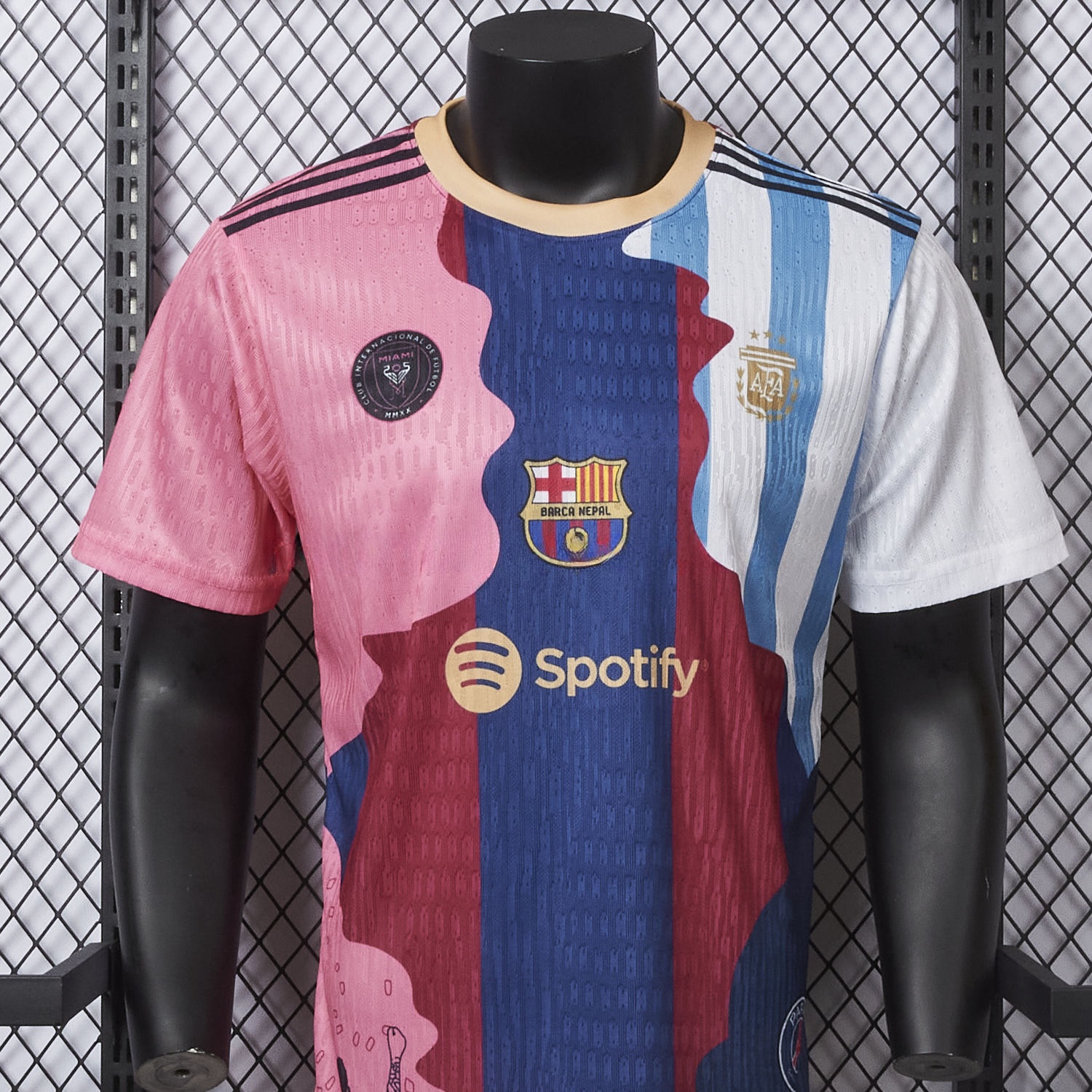 Messi Career Commemorative Jersey - Player Version - Argentina B.A.R.S.A INT M.A.M Paris Saint-Germain PSG - ManixJersey