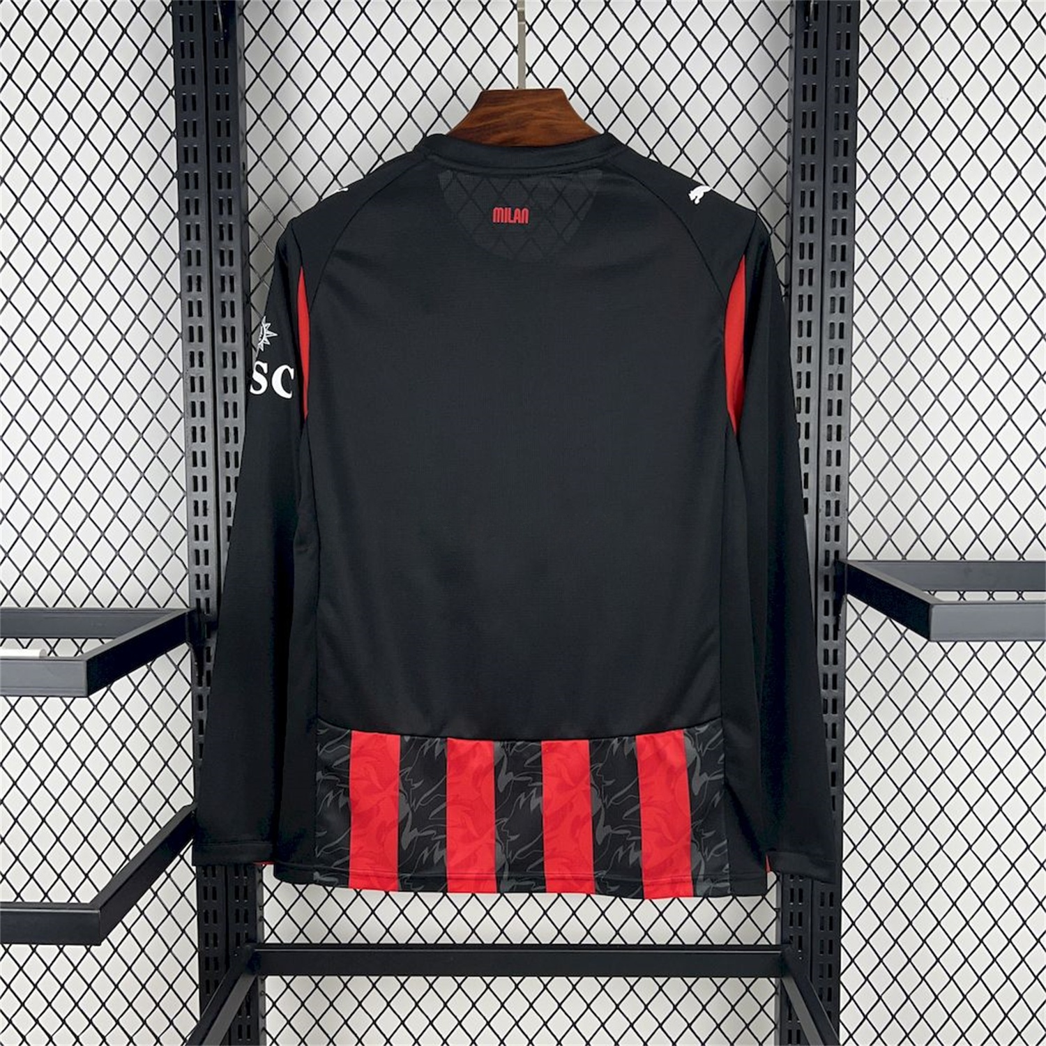 AC Milan 25-26 Home Long Sleeves Jersey - Fans Version - ManixJersey