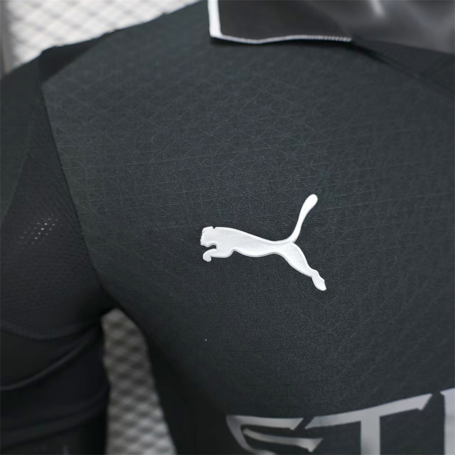 Manchester City 25-26 Black Polo Silver Label Special Jersey - Player Version - ManixJersey