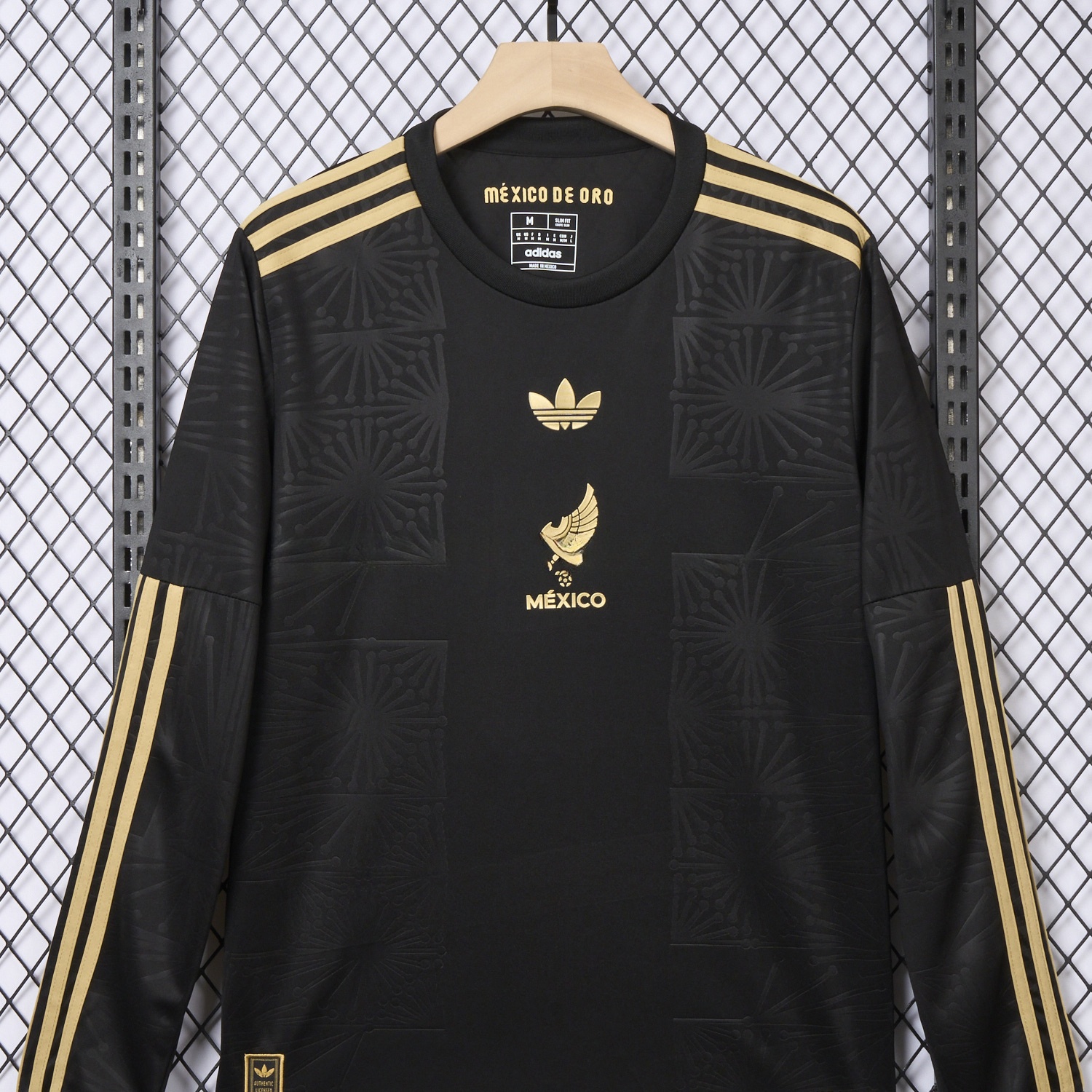 Mexico 2025 Gold Cup Black Long Sleeves Jersey - Fans Version - ManixJersey