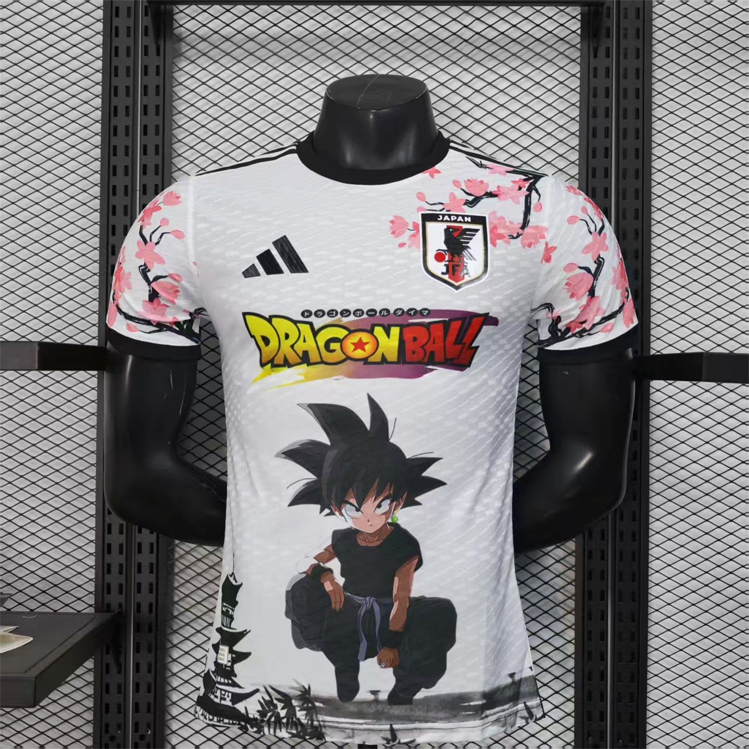 Japan 25-26 Dragon Ball Little Goku White Special Jersey - Player Version - ManixJersey