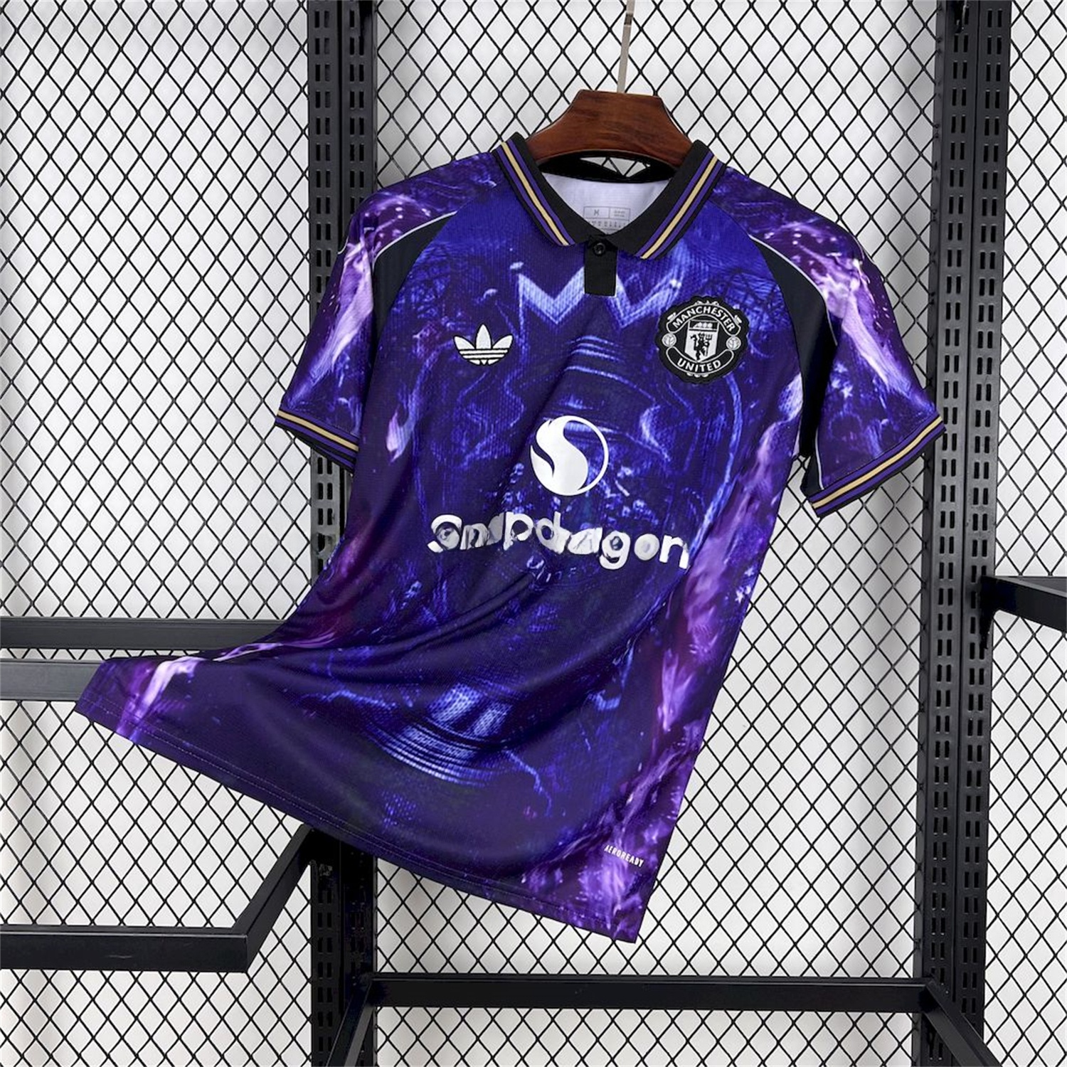 Manchester United 25-26 Blue and Purple Premier League Championship Trophy Special Edition Jersey - Fans Version - ManixJersey
