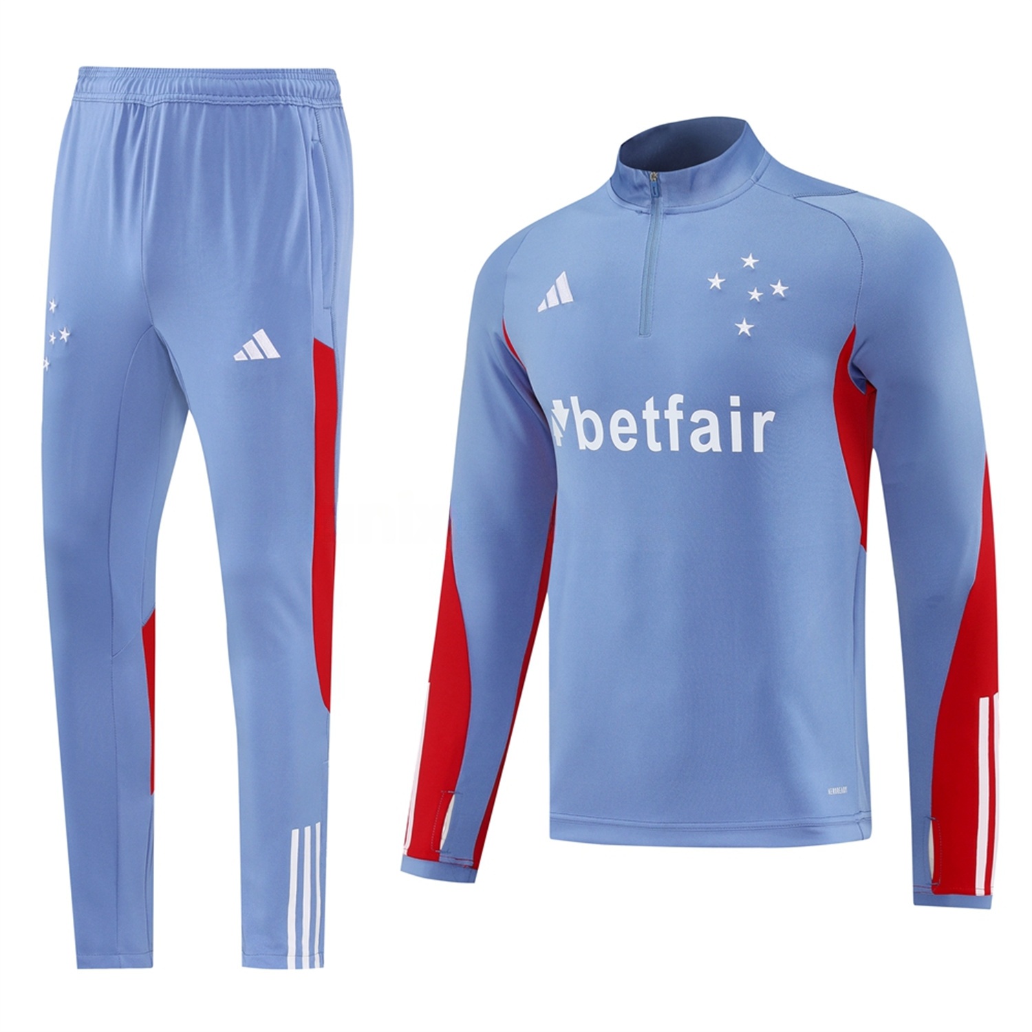 Cruzeiro 25-26 Long Sleeve Training Set - Blue Grey - ManixJersey