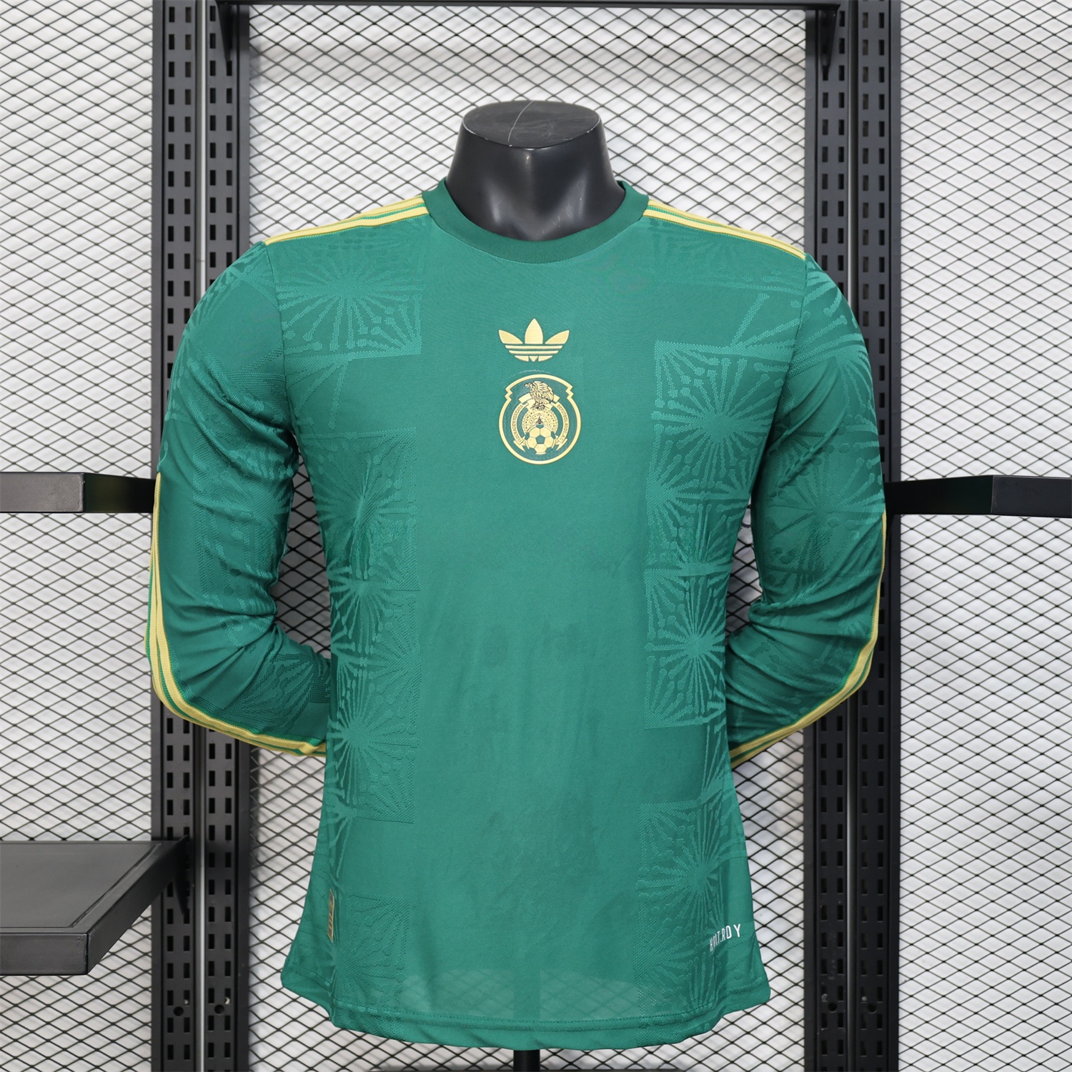 Mexico 2025 Gold Cup Green Long Sleeves Jersey - Player Version - ManixJersey