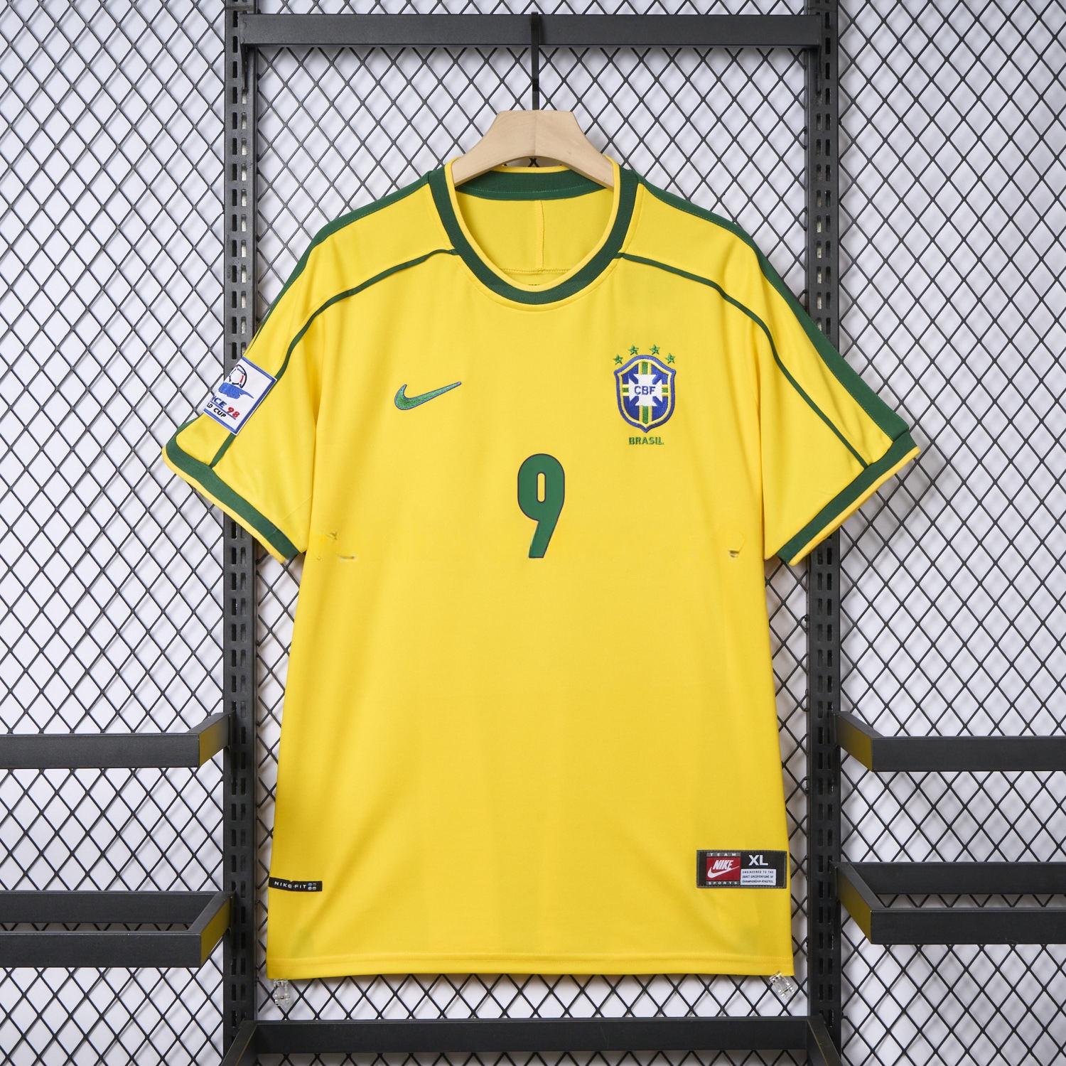 Retro Brazil 1998 Home Jersey - ManixJersey
