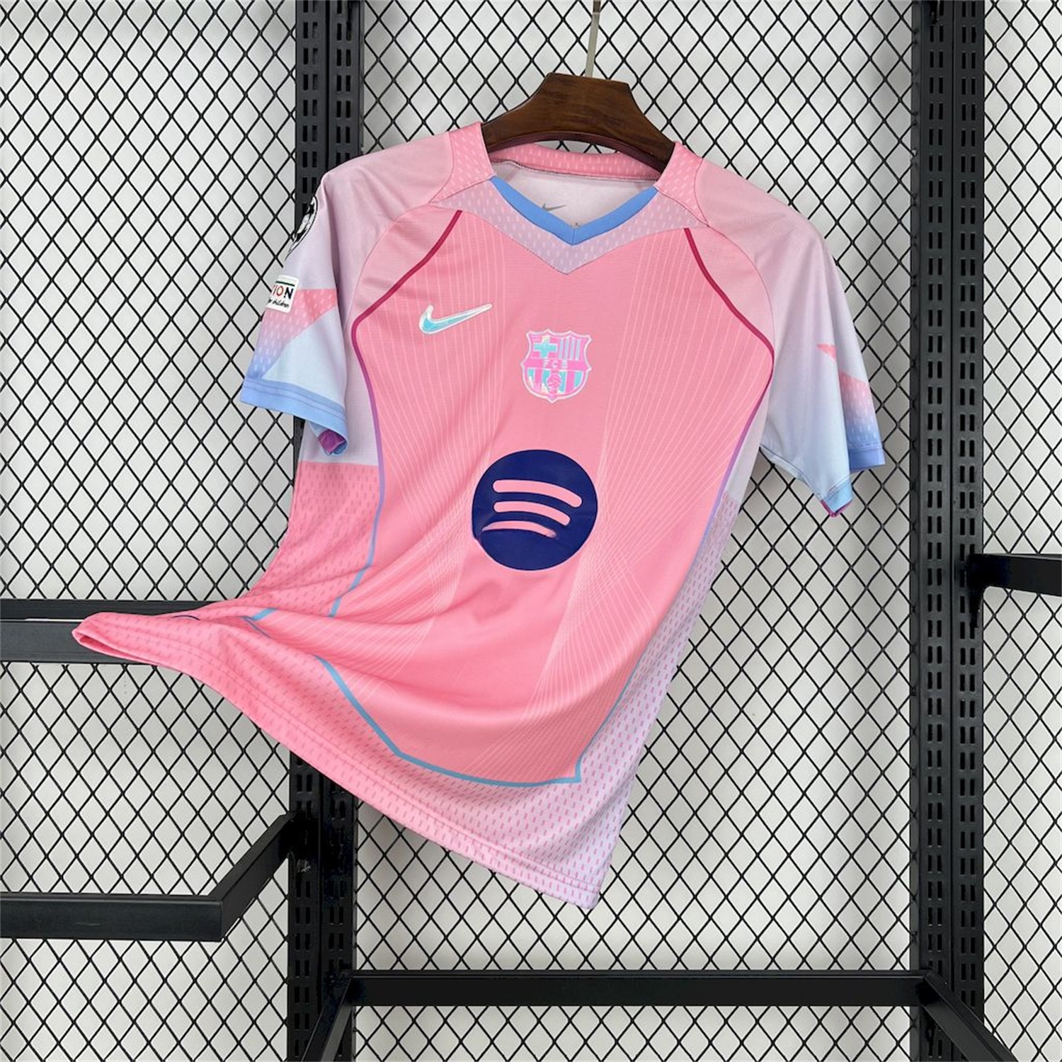B.A.R.S.A 25-26 T90 White Lines Pink Special Jersey - Fans Version - ManixJersey