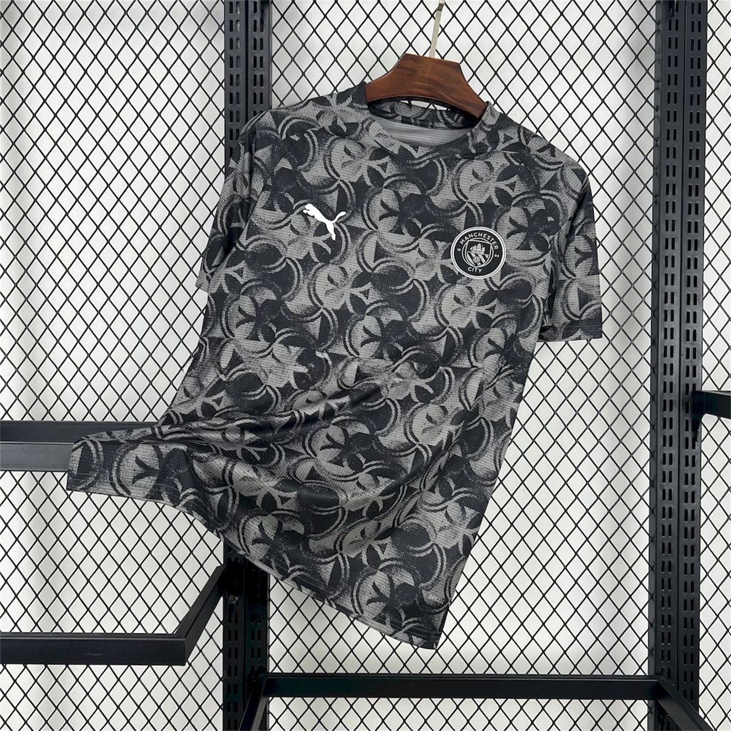 Manchester City 25-26 Black Grey Training Jersey - Fans Version - ManixJersey