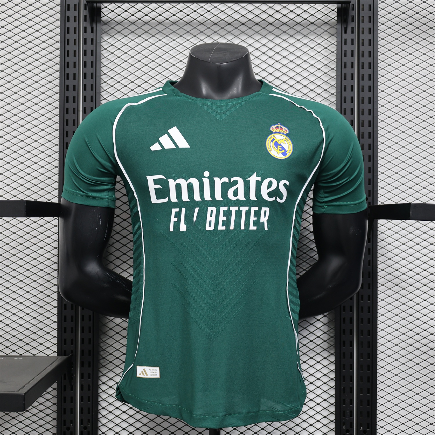 Real Madrid 25-26 Green Teamgeist Collar Special Edition Jersey - Player Version - ManixJersey