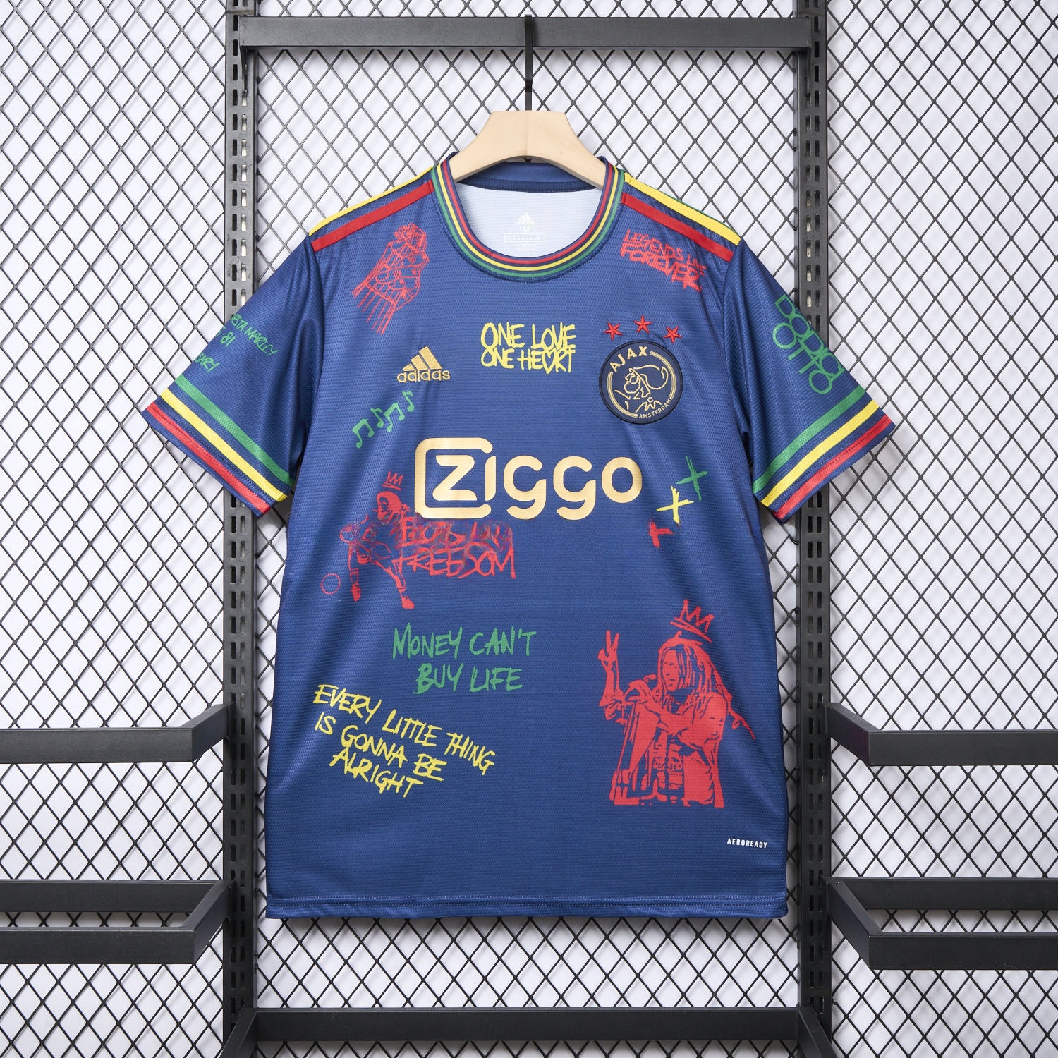 Ajax x B-O-B Marly 2025-26 40th Blue Special Edition Jersey - Fans Version - ManixJersey