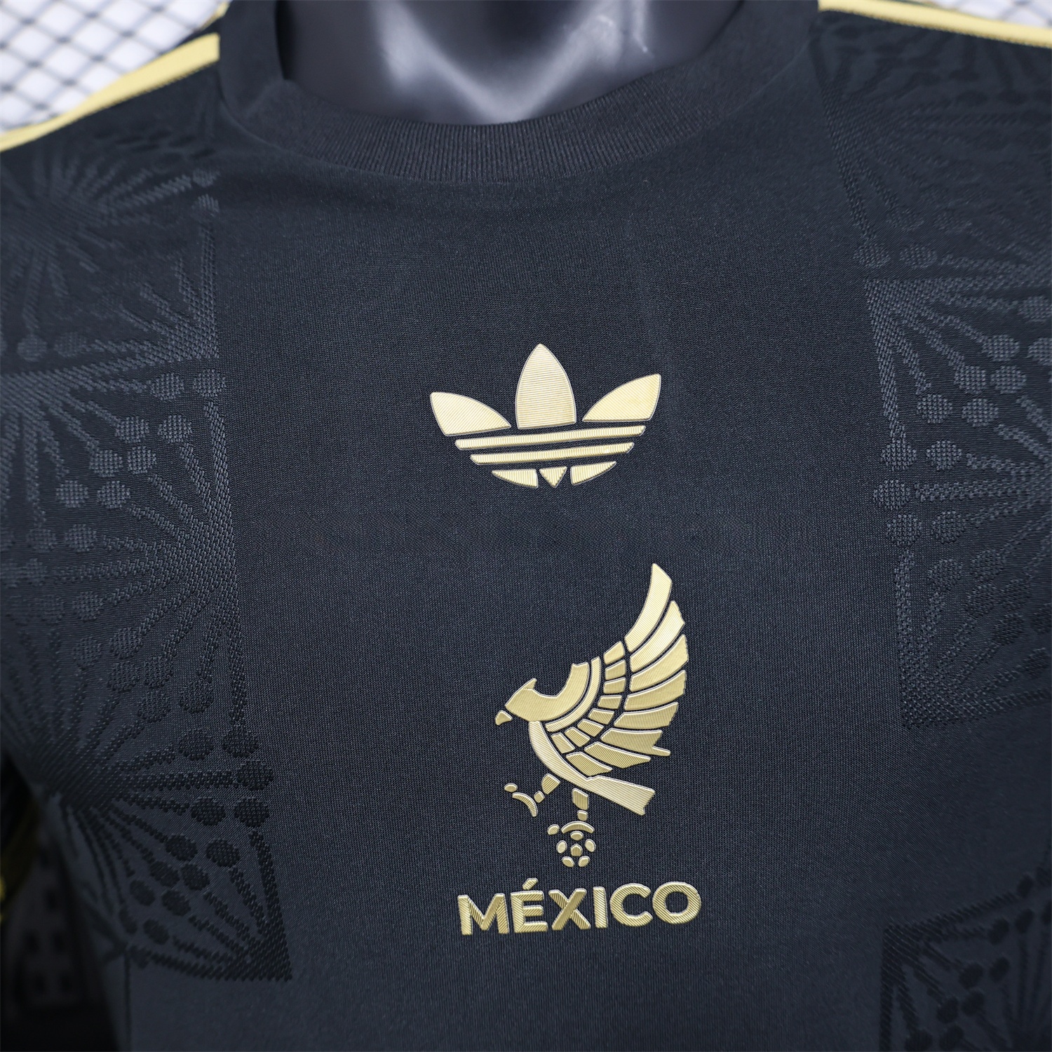 Mexico 2025 Gold Cup Home Black Jersey - Player Version - ManixJersey