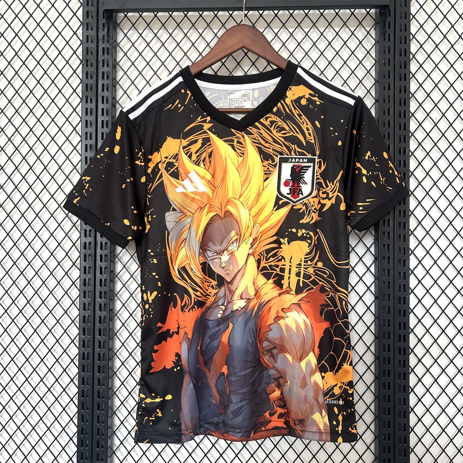Japan 25-26 Half-length Of Blond Son Goku Special Edition Jersey - Fans Version - ManixJersey