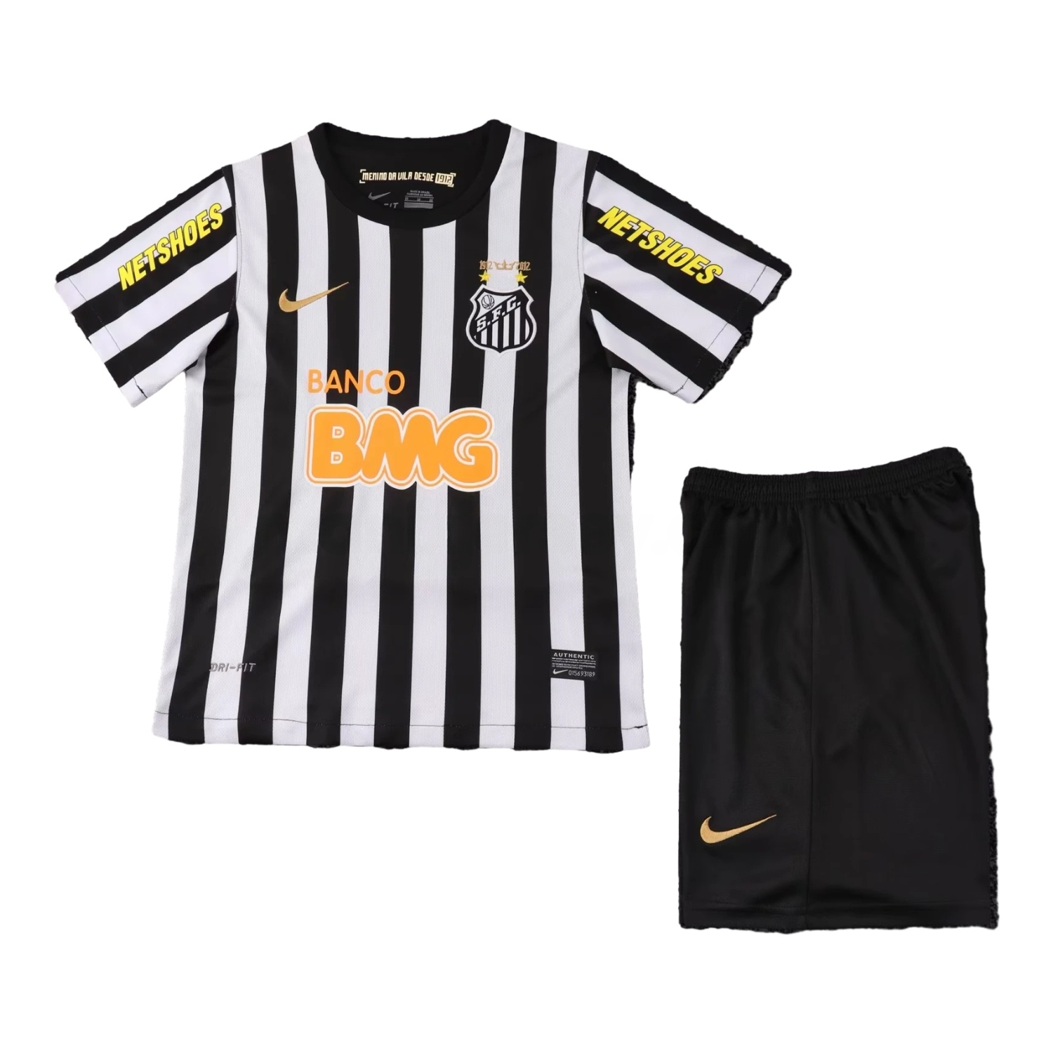 Retro Santos 2012 Away Kids Kit - ManixJersey