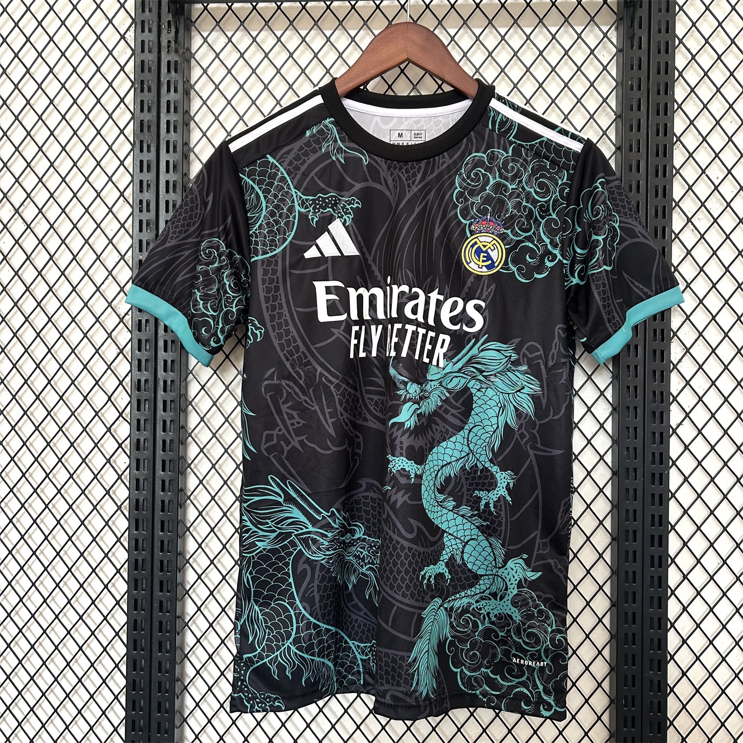 Real Madrid 25-26 Blue Dragon Black Jersey - Fans Version - ManixJersey