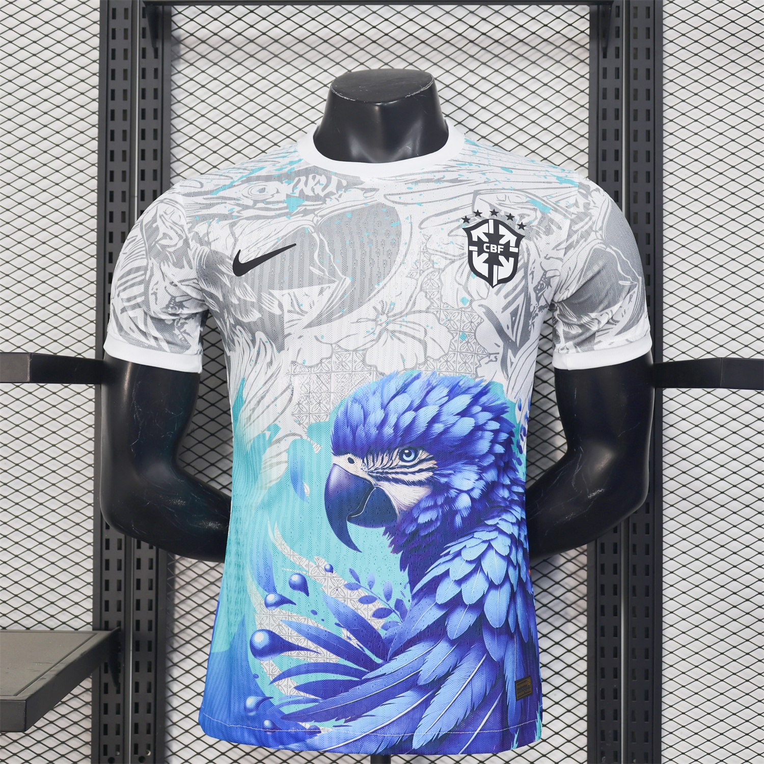 Brazil 2025 Blue Macaw Special Edition Jersey - Player Version - ManixJersey