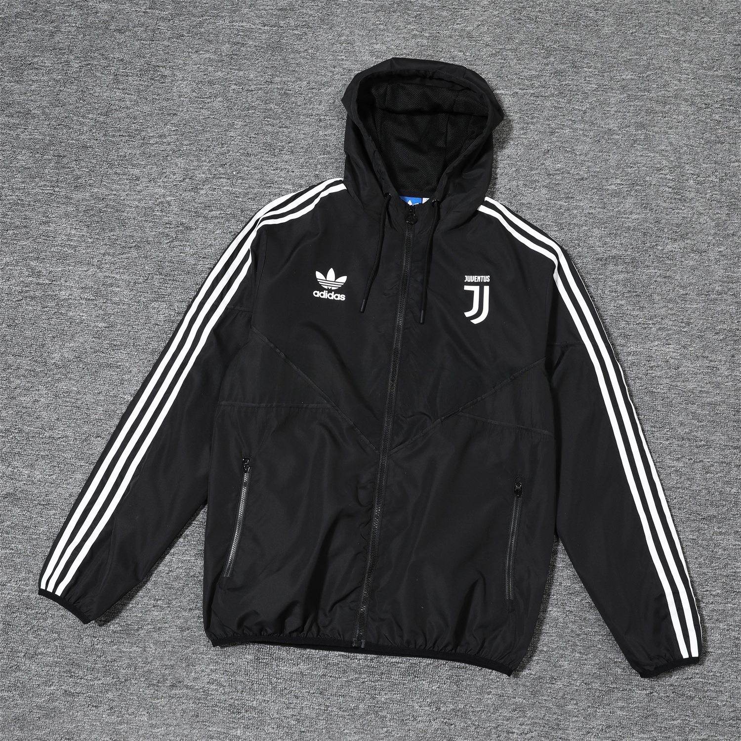 Juventus 25-26 Terrace Icon Windbreaker Jacket - Black - ManixJersey