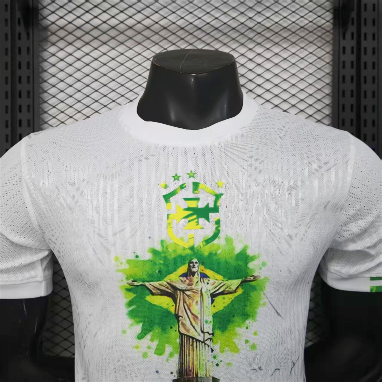 Brazil 25-26 Christ the Redeemer Statue White Jersey - Player Version - ManixJersey