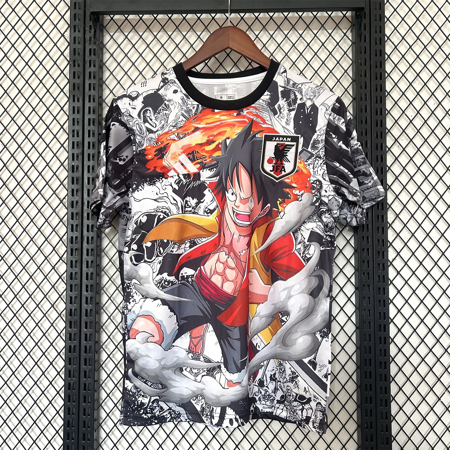 Japan 25-26 One Piece Luffy Flame Fist Special Edition Jersey - Fans Version - ManixJersey
