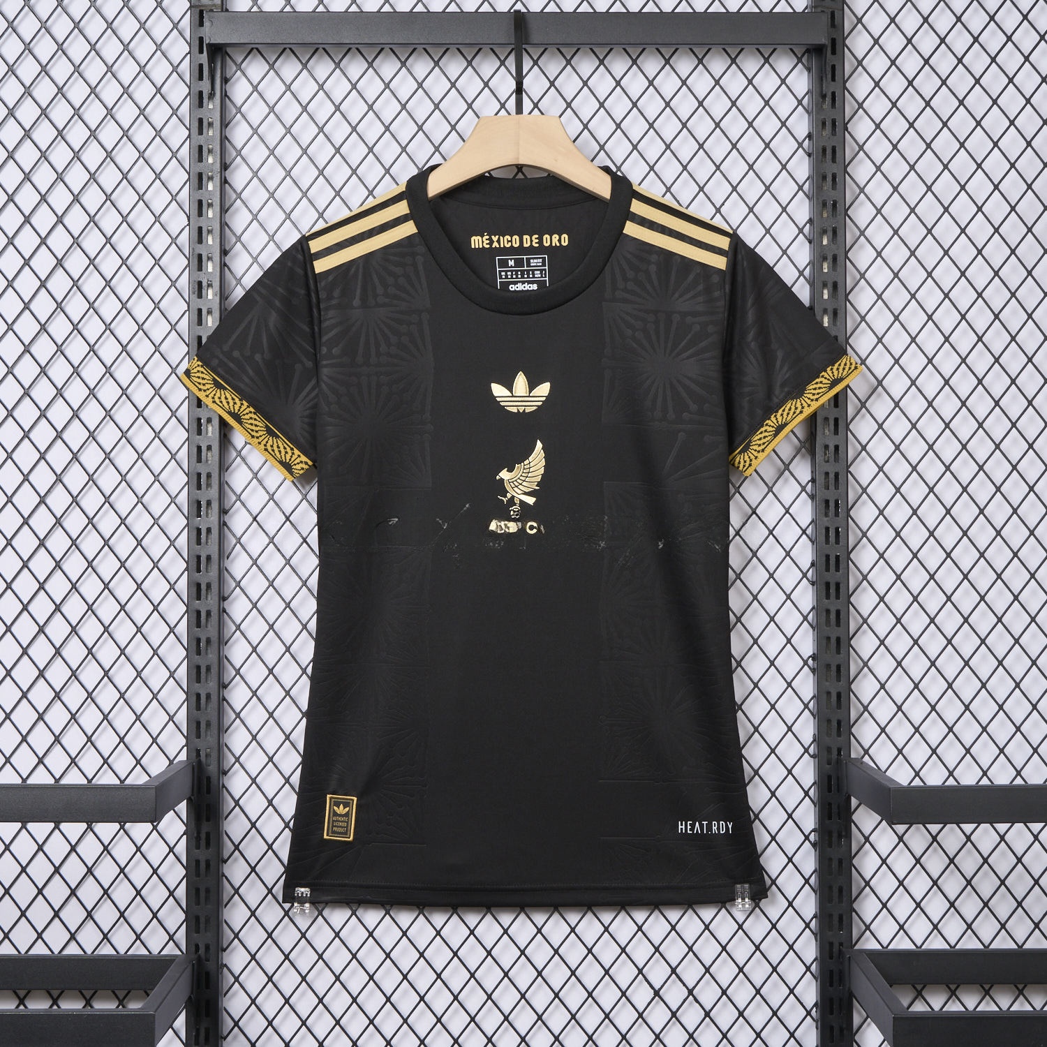 Women's Mexico 2025 Gold Cup Black Jersey - Fans Version - ManixJersey