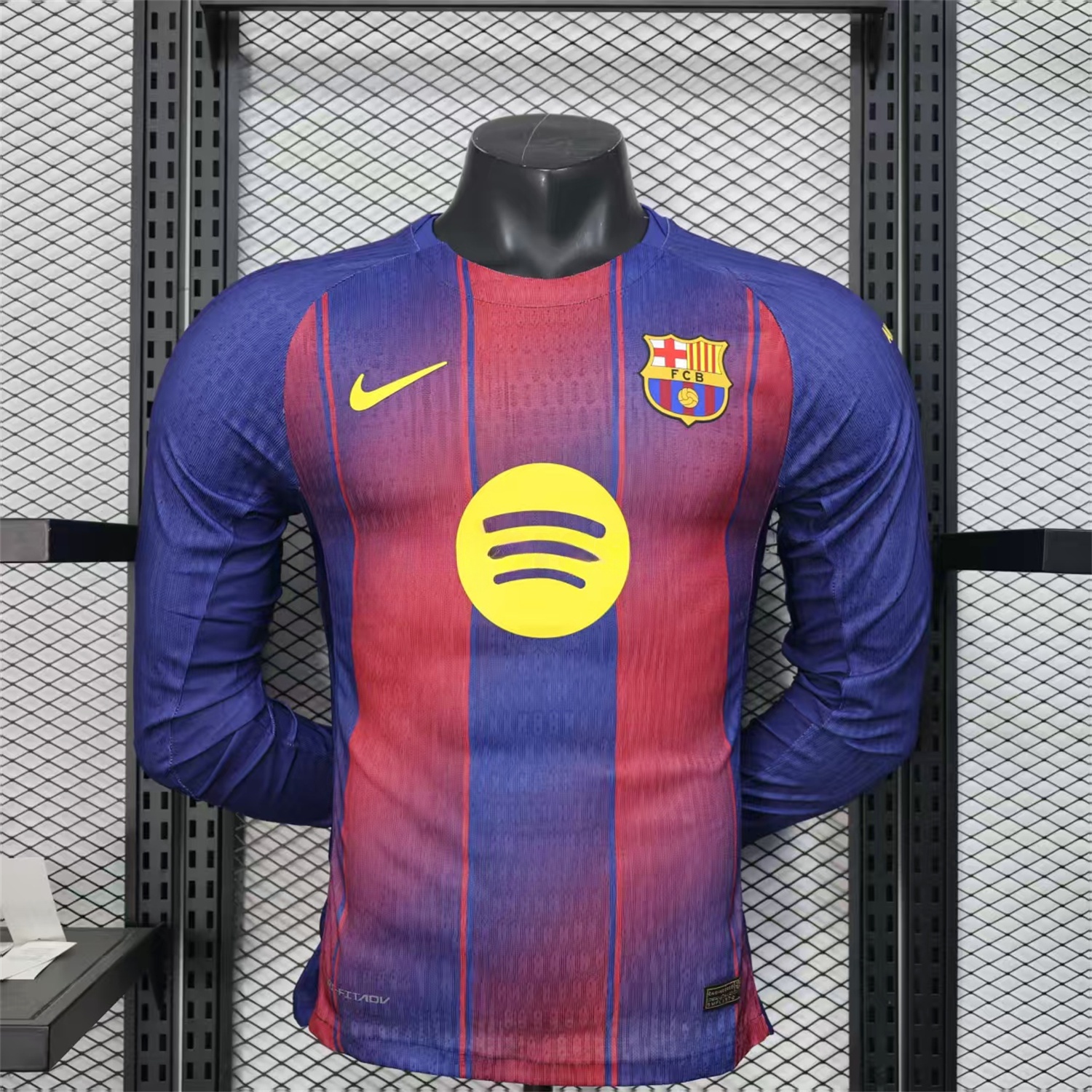 B.A.R.S.A 25-26 Home Long Sleeves Jersey (Leaked Version 2) - Player Version - ManixJersey
