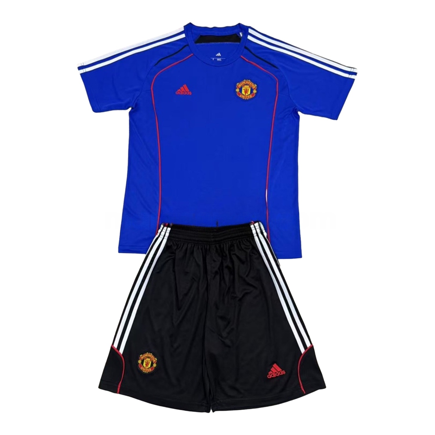 Manchester United 25-26 Urban Purtist Throwback Blue Men's Adult Jersey Set - Fans Version - ManixJersey