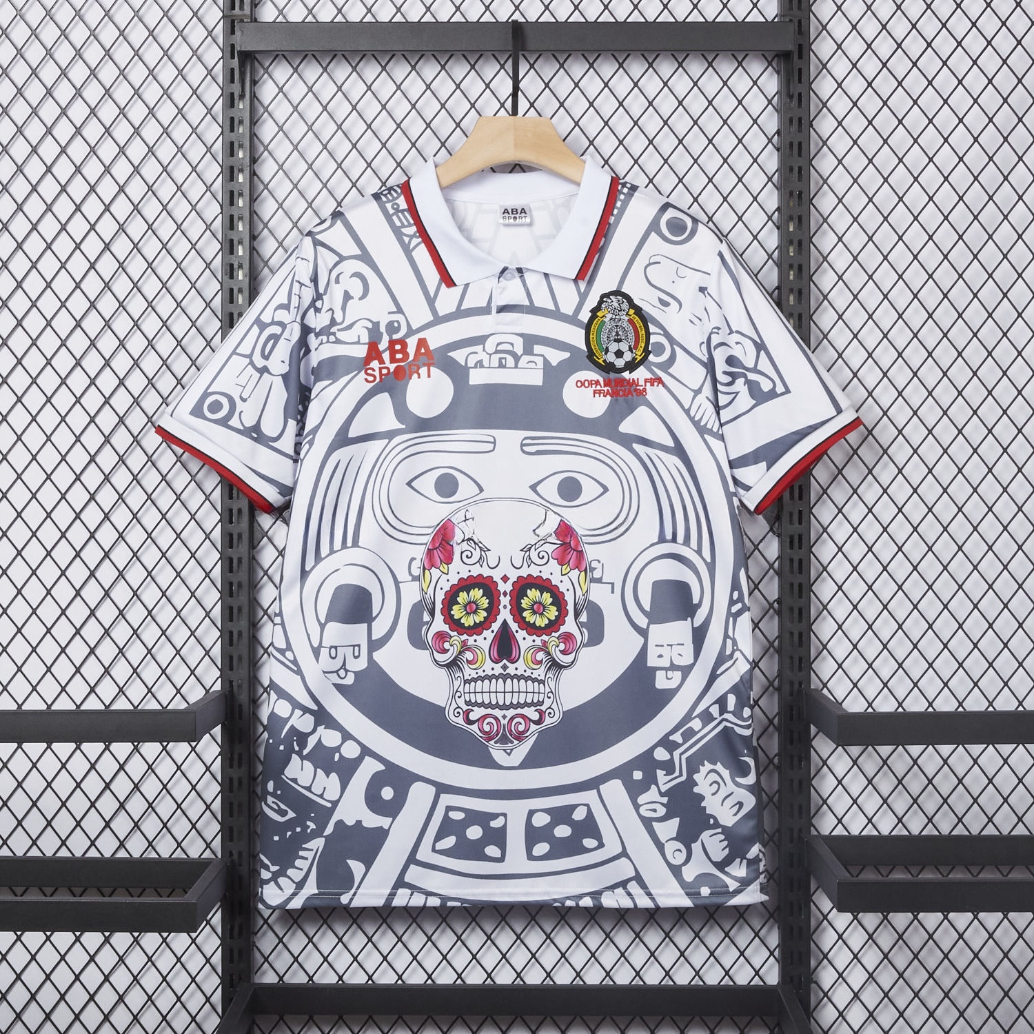 Retro Mexico 1998 Away Grey Special Edition Jersey - ManixJersey