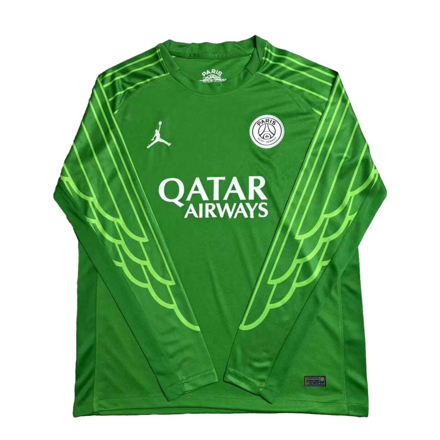 Paris Saint-Germain PSG 24-25 Goalkeeper 5 Green Long Sleeves Jersey - Fans Version - ManixJersey
