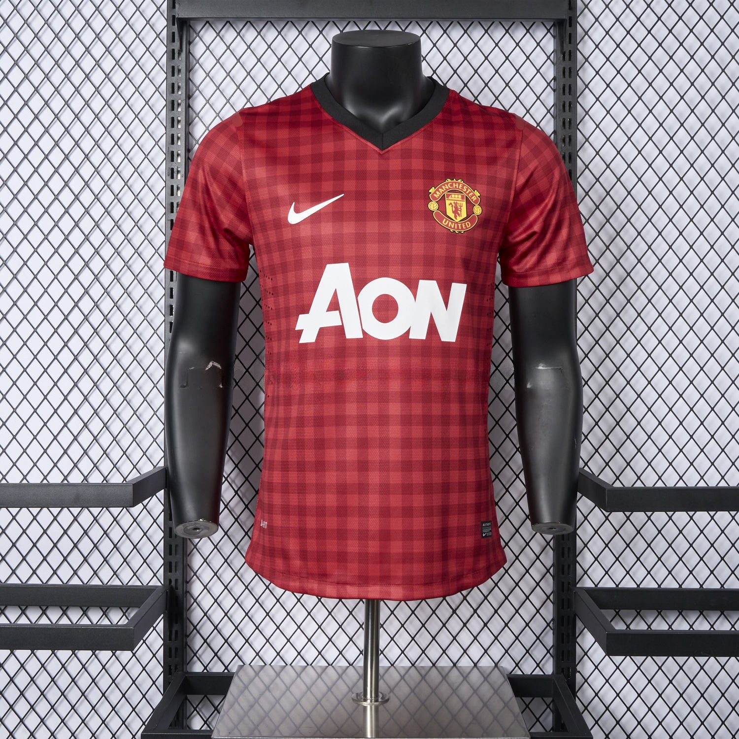 Retro Manchester United 2012-13 Home Jersey - Player Version - ManixJersey