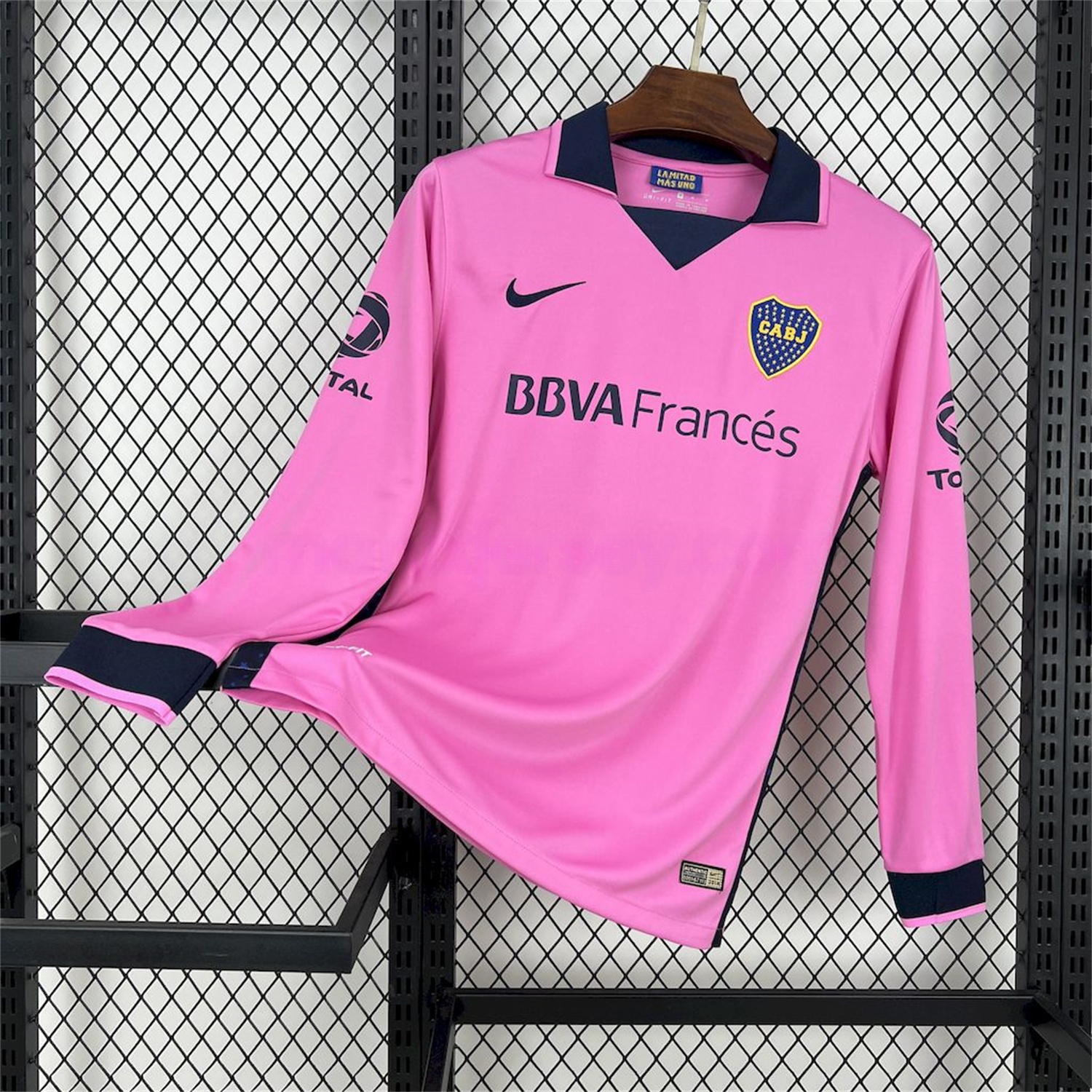 Retro Boca Juniors 2013-14 Away Long Sleeves Jersey - ManixJersey