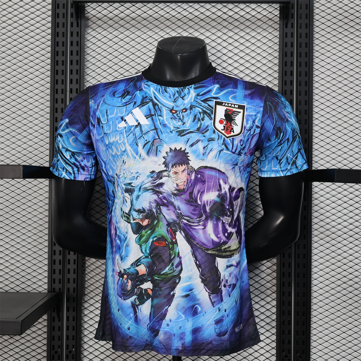 Japan 25-26 Kakashi and Obito Blue Special Jersey - Player Version - ManixJersey