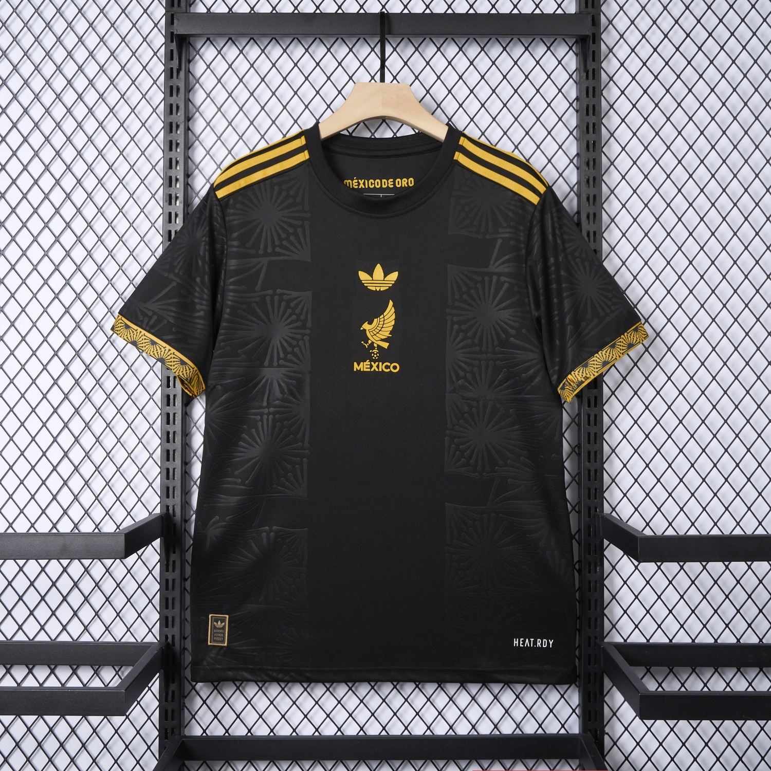 Mexico 2025 Gold Cup Home Black Jersey - Fans Version - ManixJersey