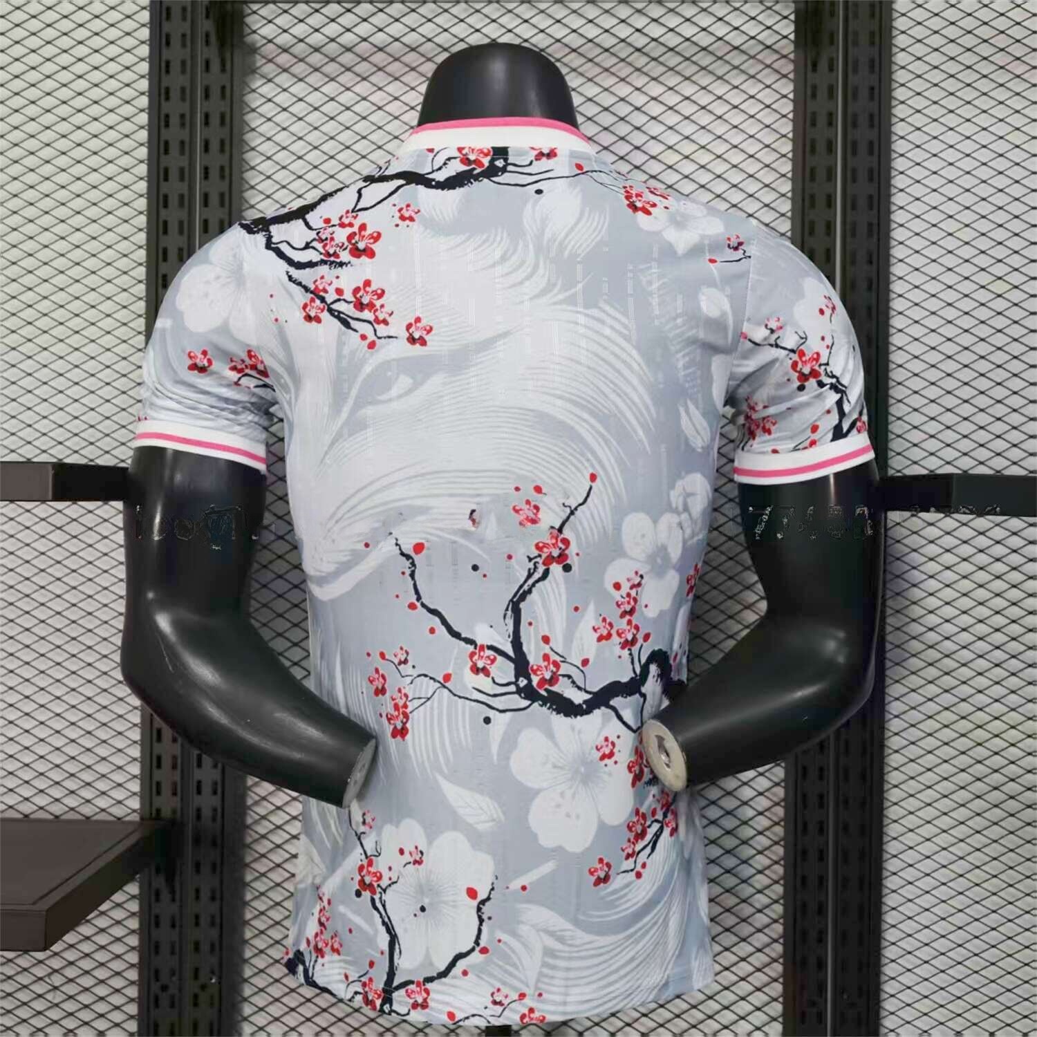 Japan 25-26 Plum Blossom and Snow Fox White Jersey - Player Version - ManixJersey