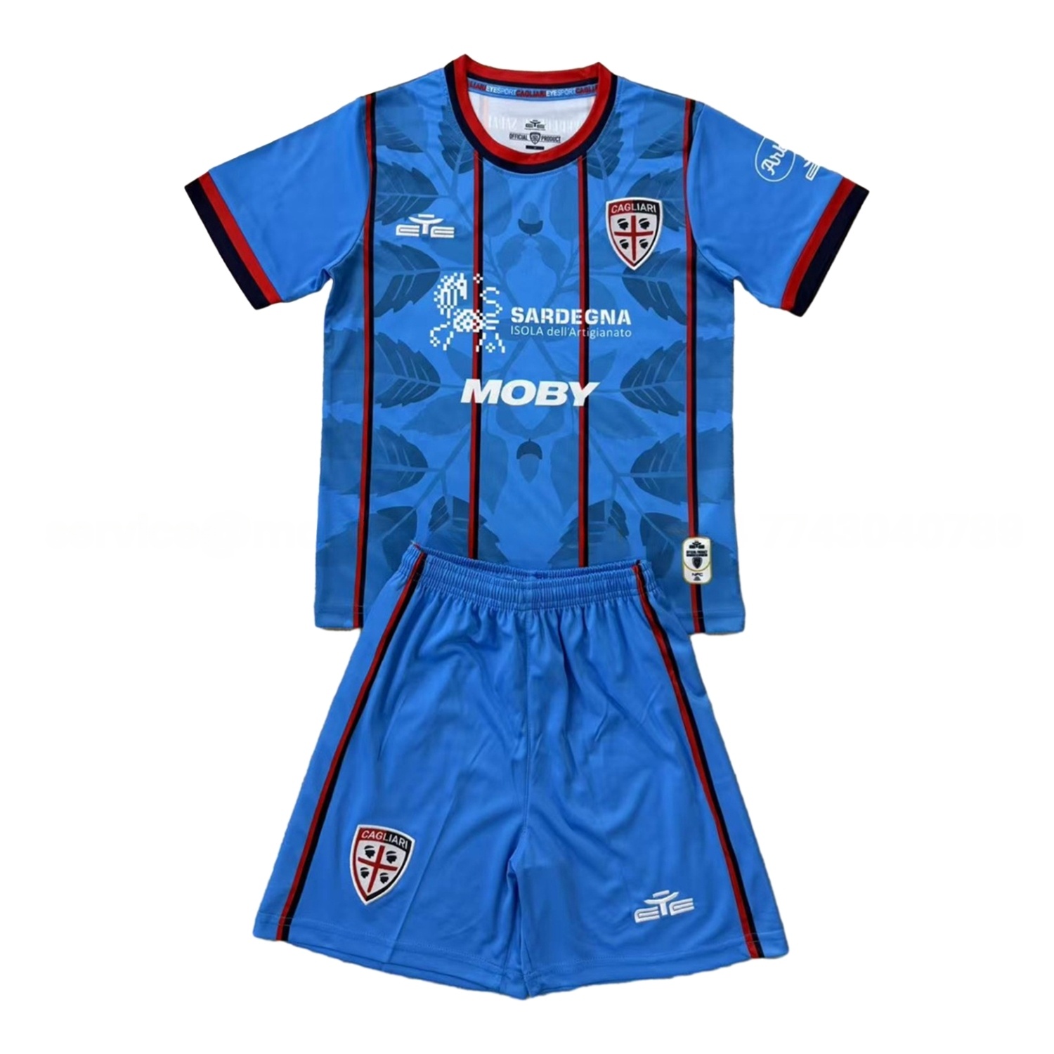 Cagliari Calcio 25-26 Third Men's Adult Jersey Set - Fans Version - ManixJersey