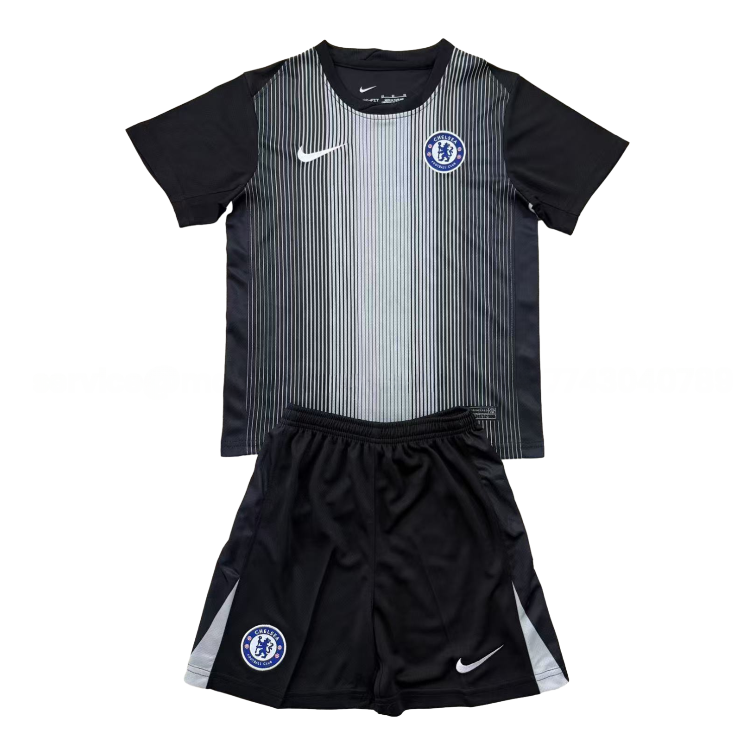 C.H.E.L.S.E.A 25-26 Black Goalkeeper Men's Adult Jersey Set - Fans Version - ManixJersey