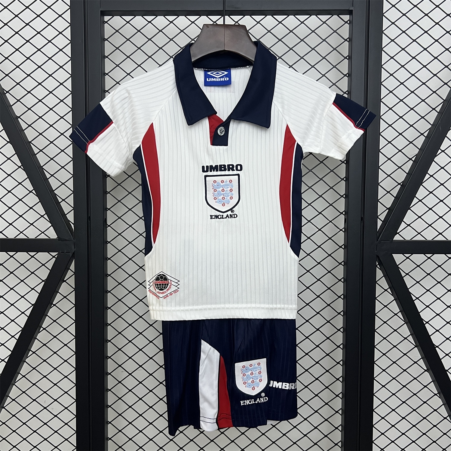 Retro England 1998 Home Kids Kit - ManixJersey