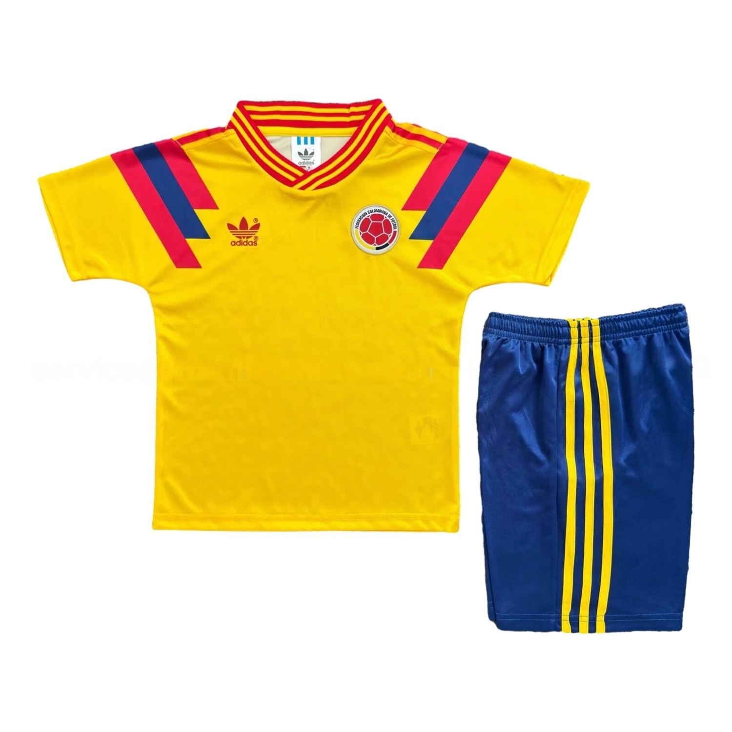 Retro Colombia 1990 Home Kids Kit - ManixJersey