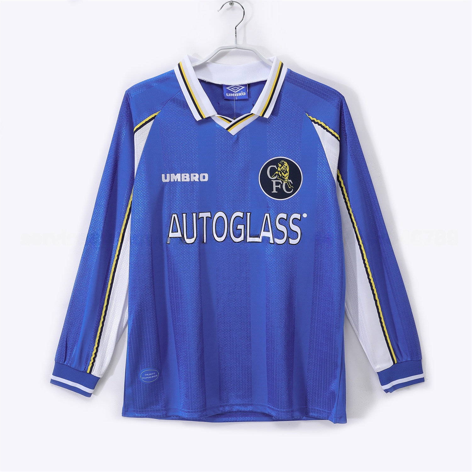 Retro C.H.E.L.S.E.A 1997-99 Home Long Sleeves Jersey - ManixJersey