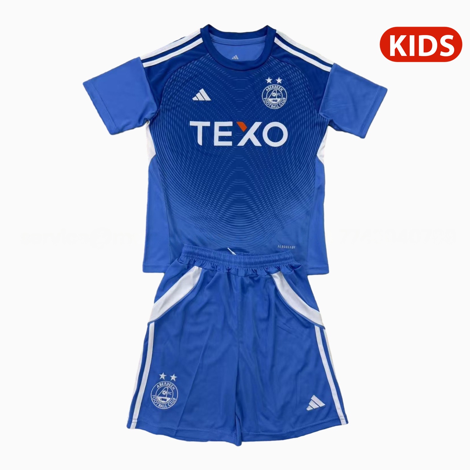 Aberdeen 25-26 Blue Goalkeeper Kids Kit - ManixJersey