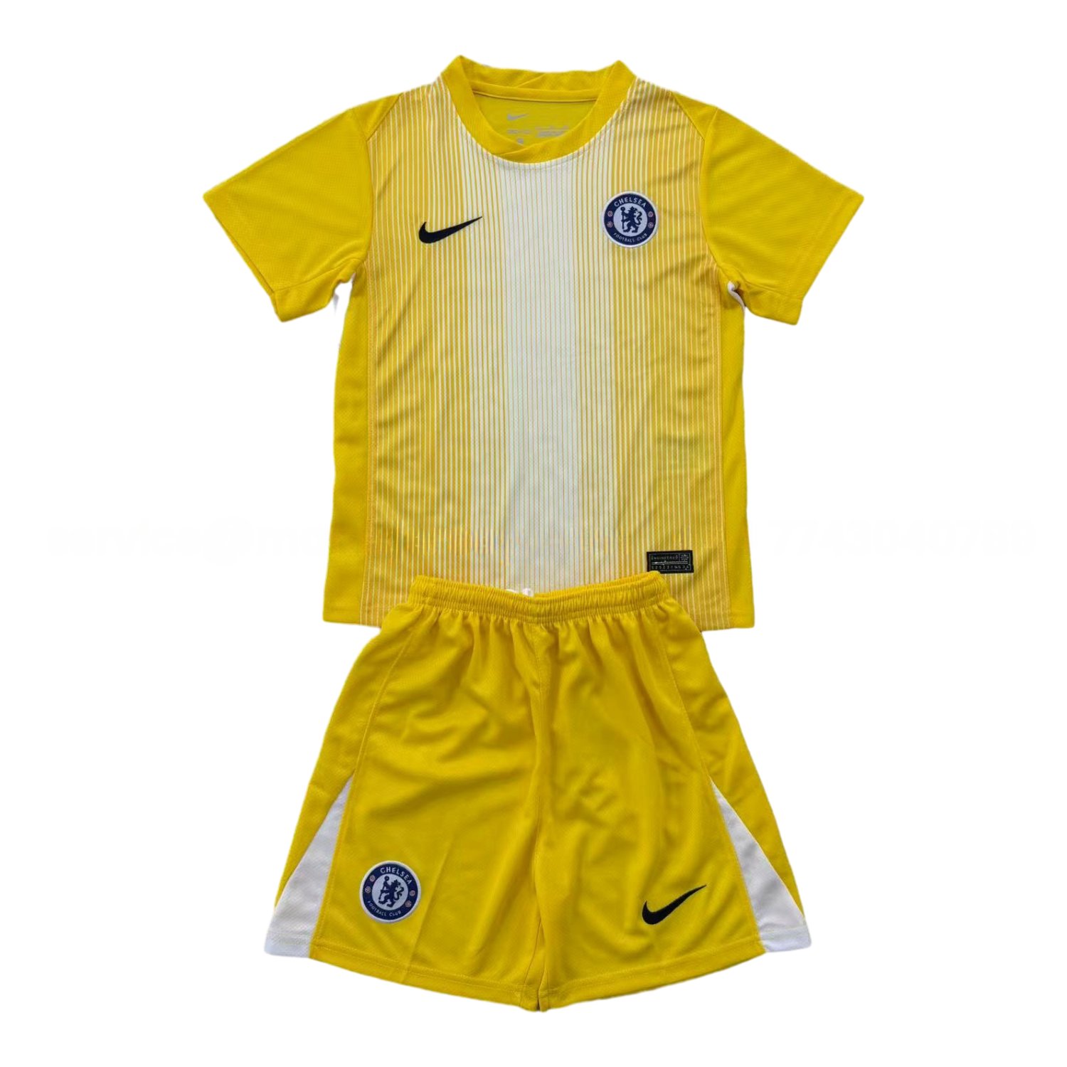 C.H.E.L.S.E.A 25-26 Yellow Goalkeeper Men's Adult Jersey Set - Fans Version - ManixJersey