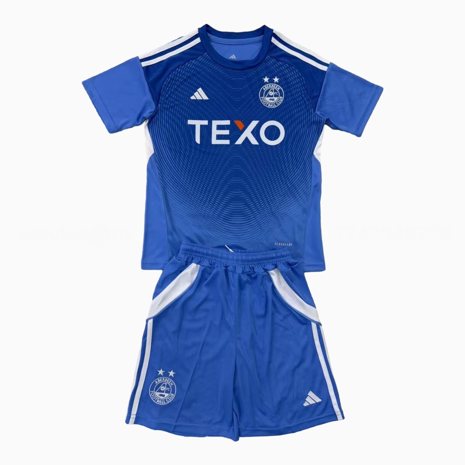 Aberdeen 25-26 Blue Goalkeeper Men's Adult Jersey Set - Fans Version - ManixJersey