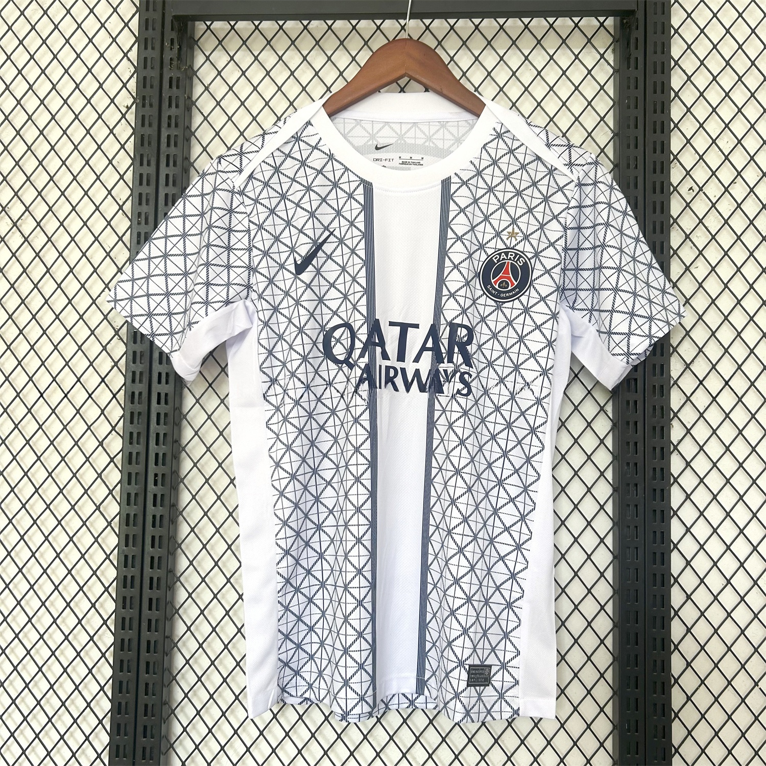 Paris Saint-Germain PSG 25-26 White Pre-Match Training Jersey - Fans Version - ManixJersey