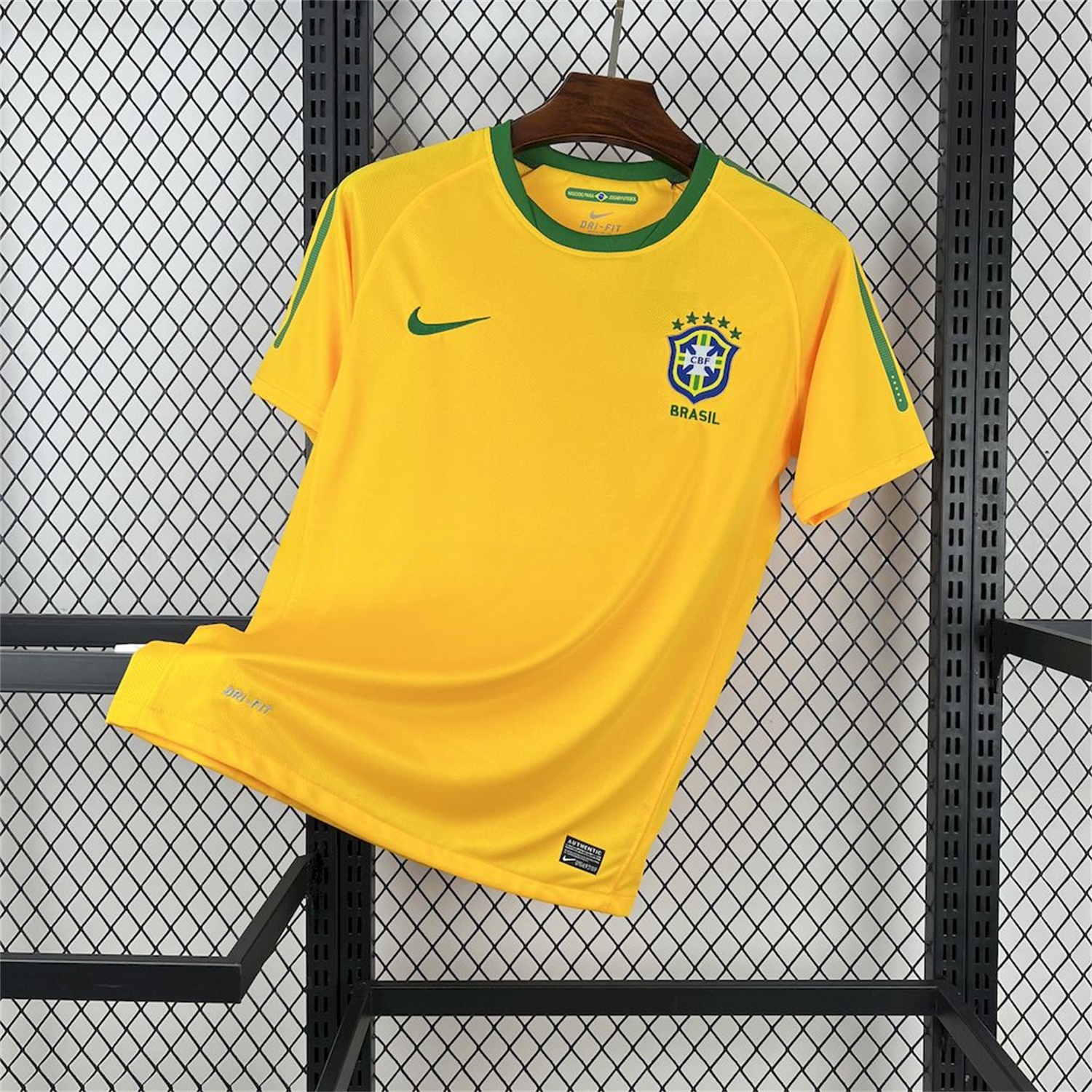 Retro Brazil 2010 Home Jersey - ManixJersey