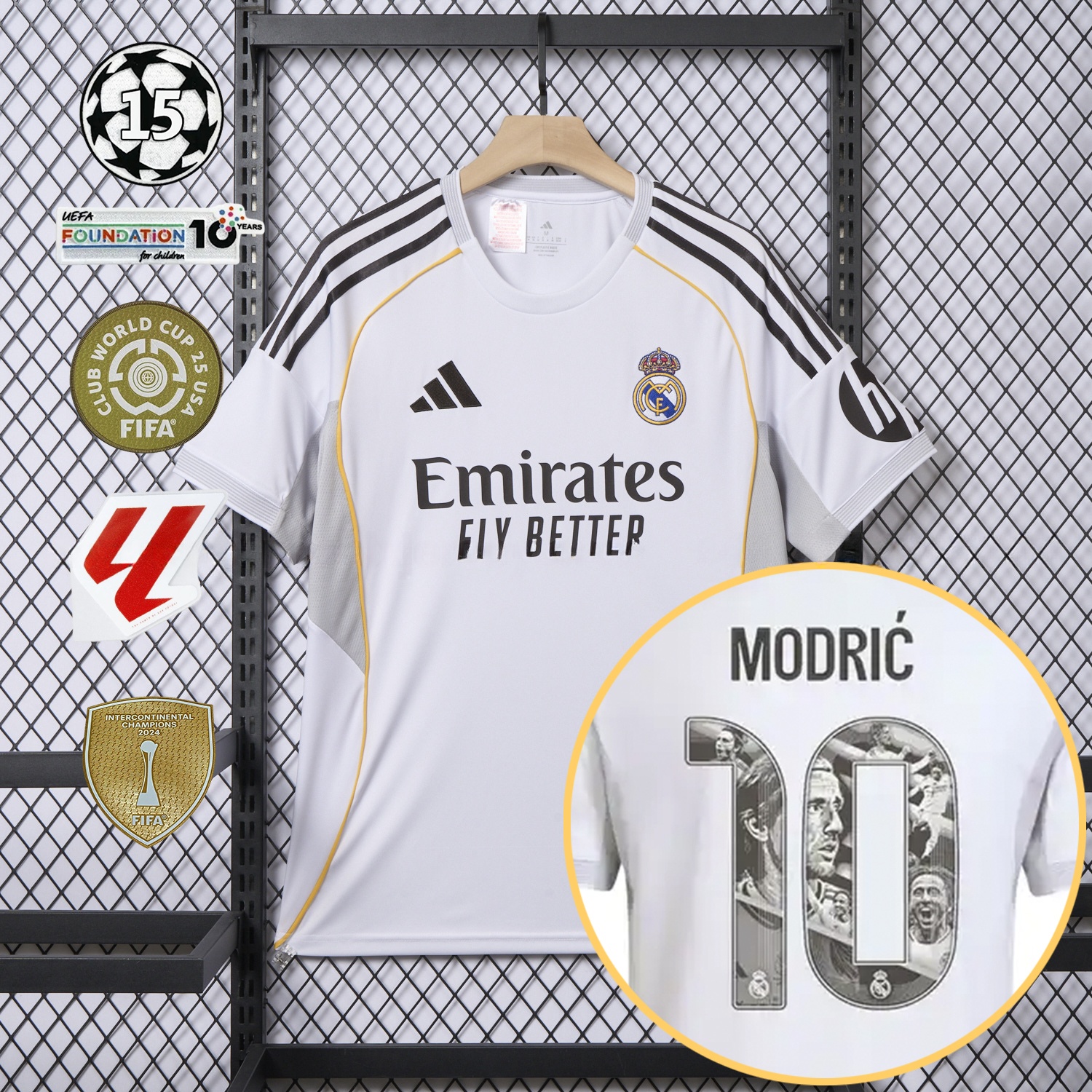Real Madrid 25-26 Home Modrić Limited Edition Jersey - Fans Version - ManixJersey