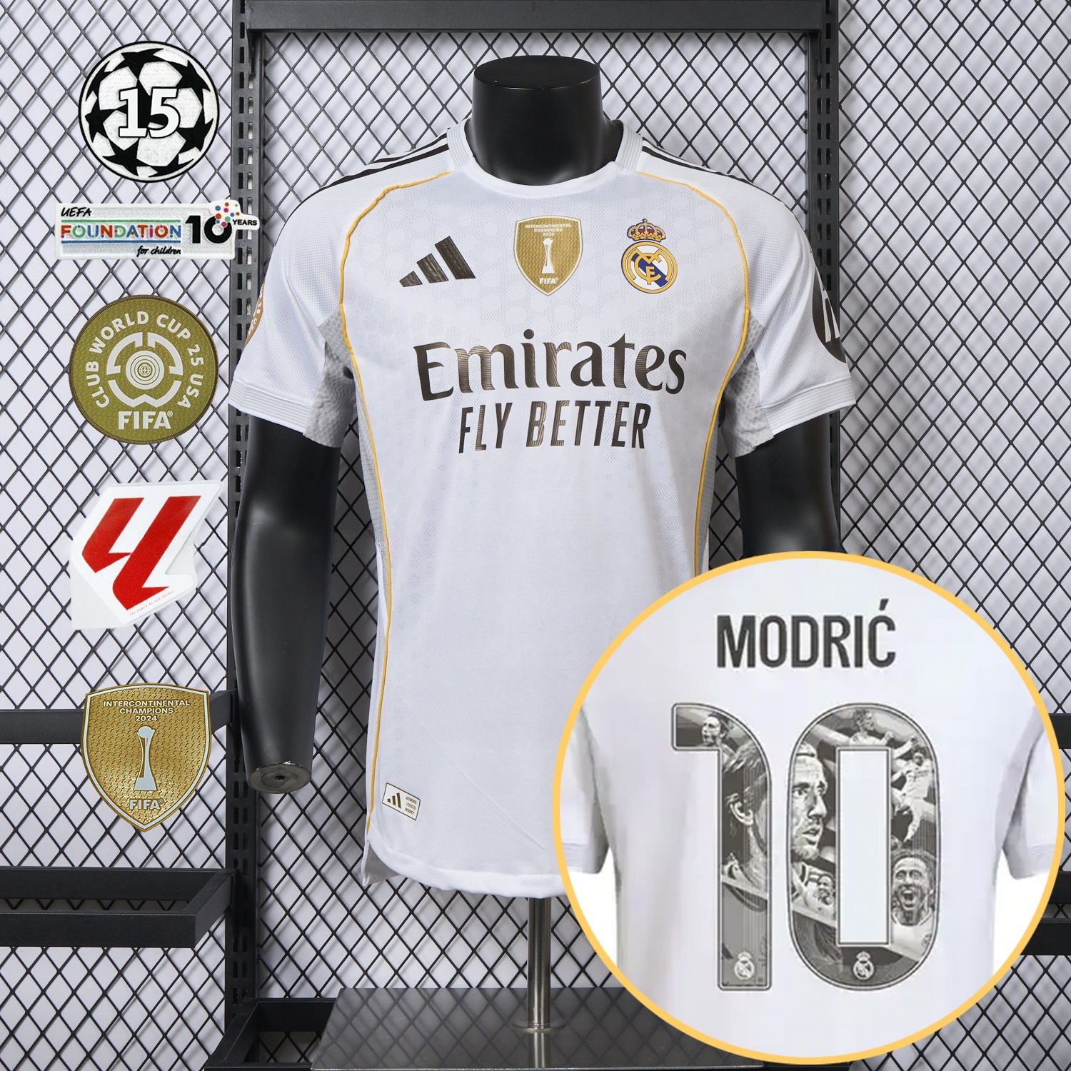 Real Madrid 25-26 Home Modrić Limited Edition Jersey - Player Version - ManixJersey
