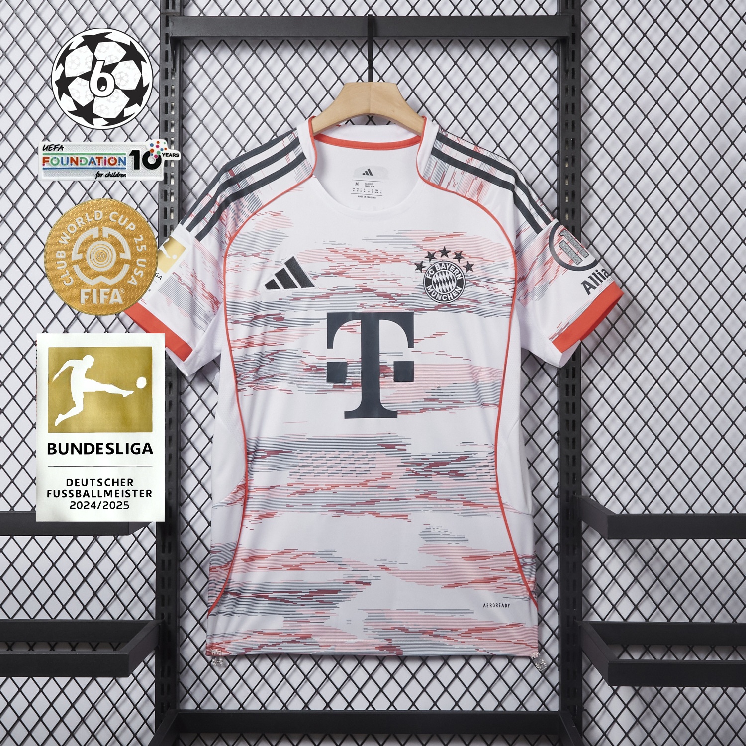 Bayern Munich 25-26 Away White Jersey - Fans Version - ManixJersey