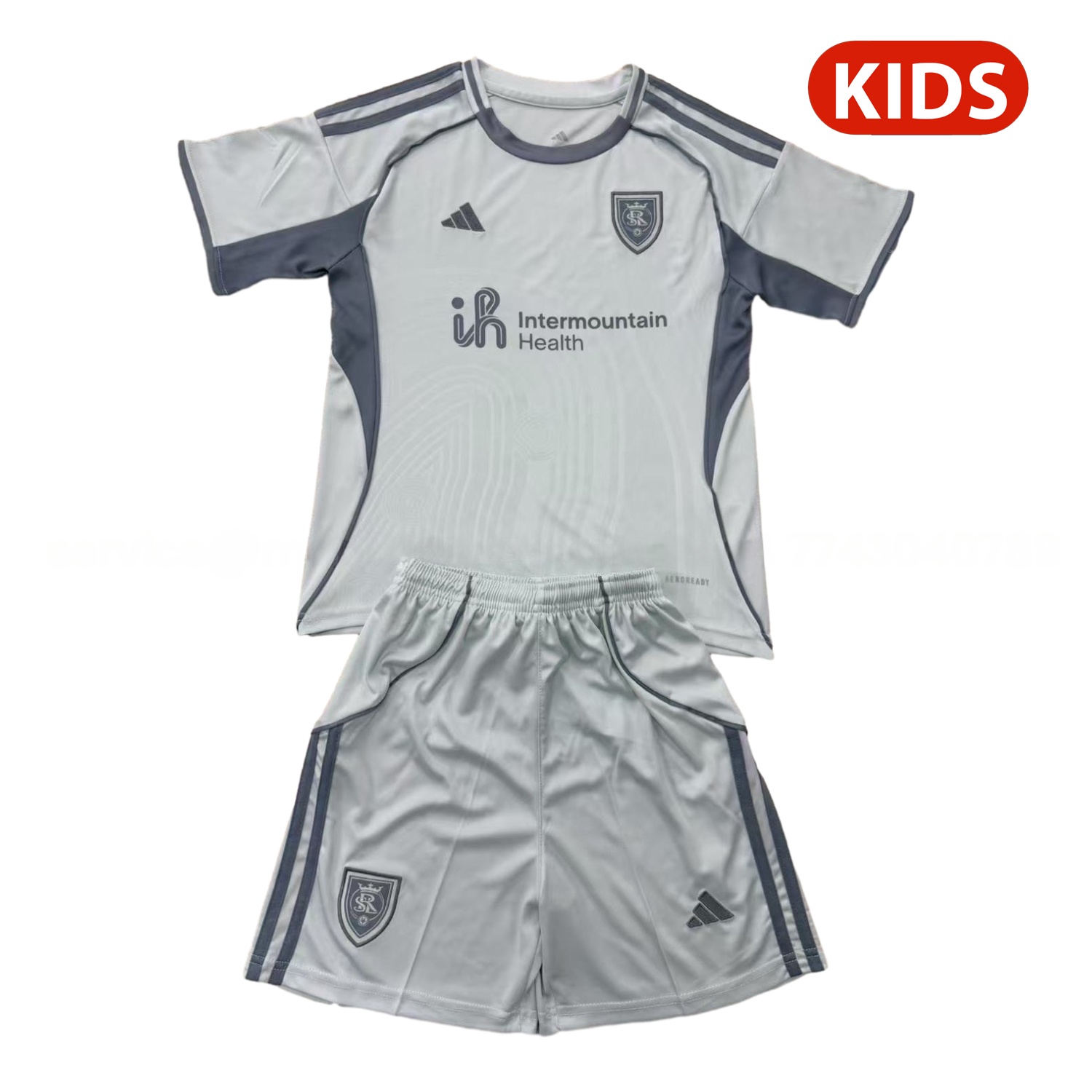 Real Salt Lake 25-26 Pre-Match Training Kids Kit - ManixJersey