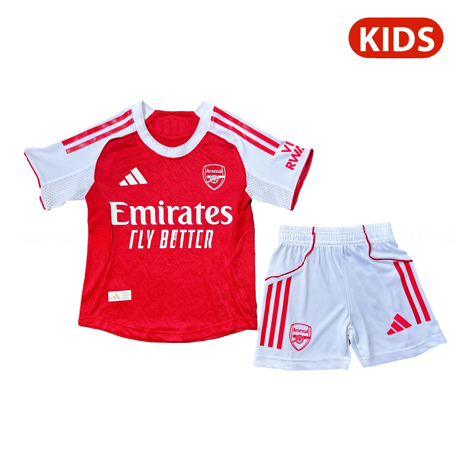 Arsenal 25-26 Home Kids Kit - Player Version - ManixJersey