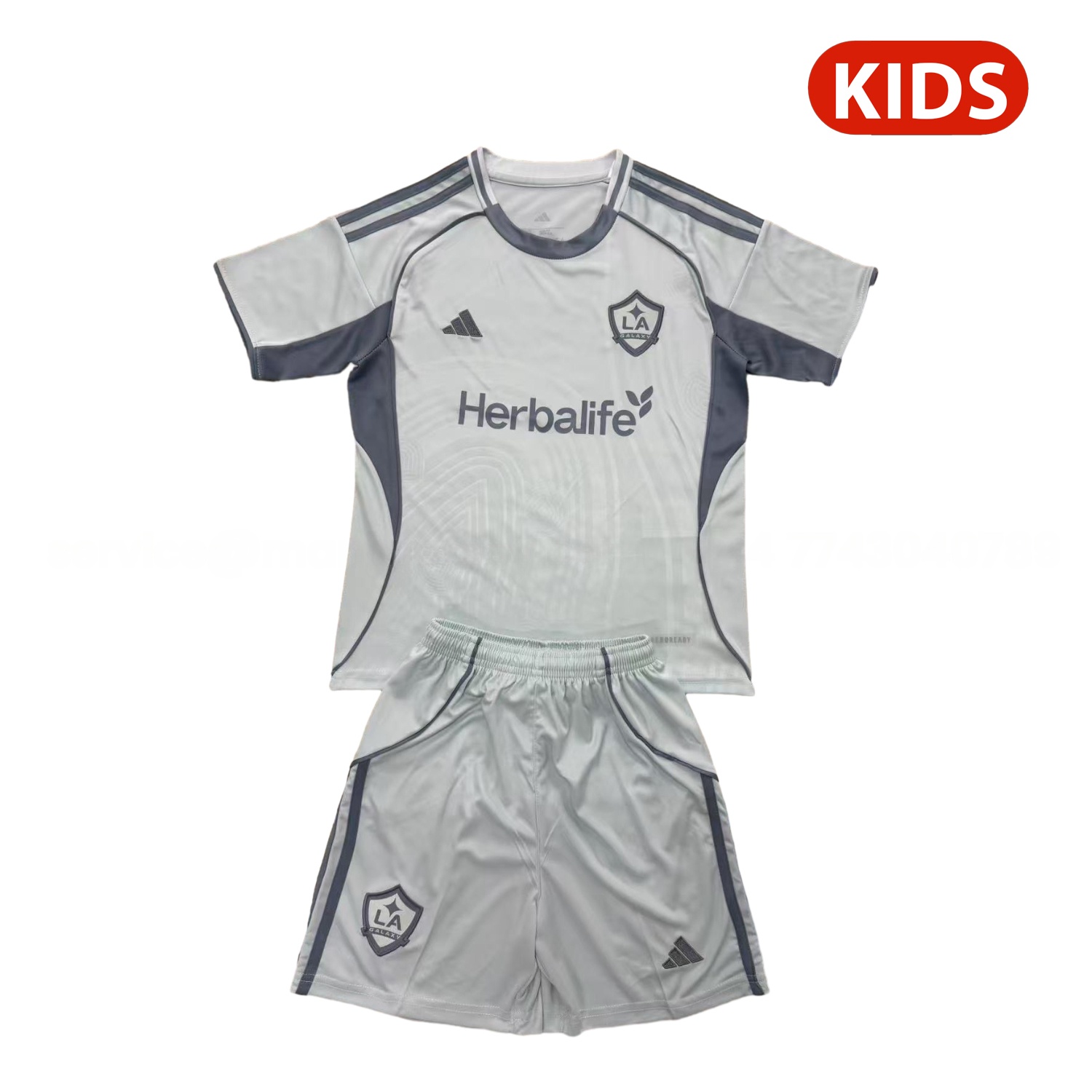 LA Galaxy 25-26 Pre-Match Training Kids Kit - ManixJersey